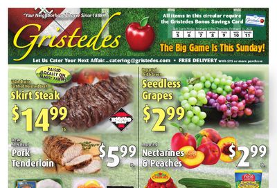 Gristedes Big Game Day Sale Weekly Ad Flyer February 5 to February 11, 2021