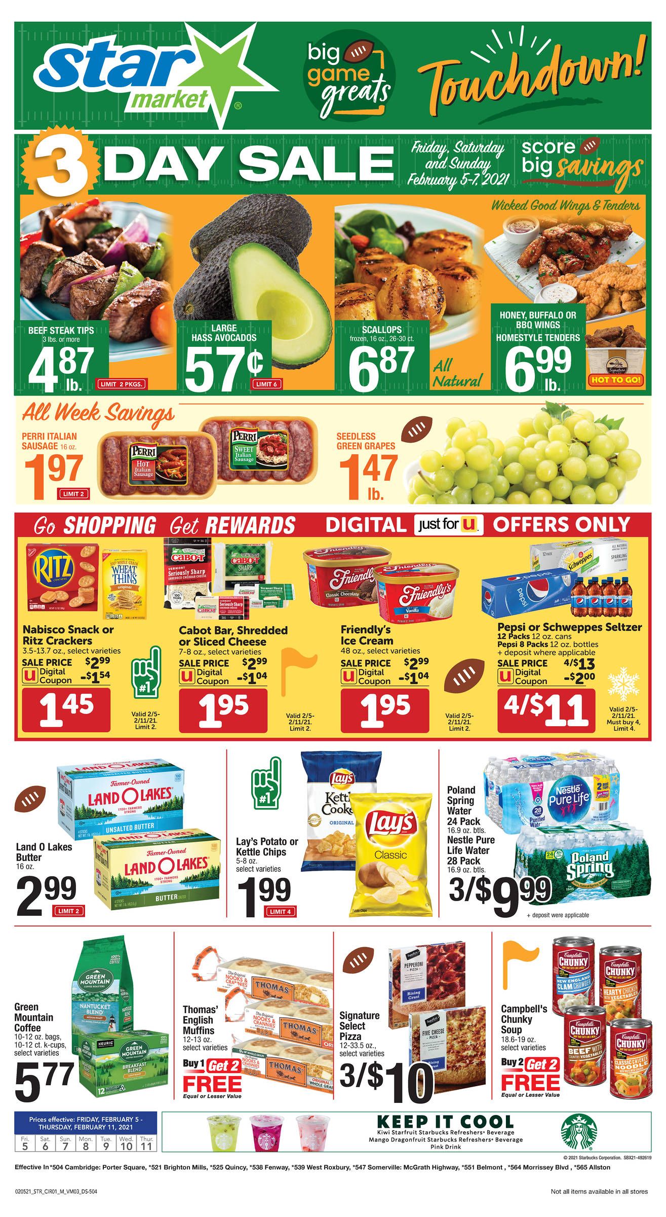 Star Market Big Game Day Sale Weekly Ad Flyer February 5 to February 11, 2021