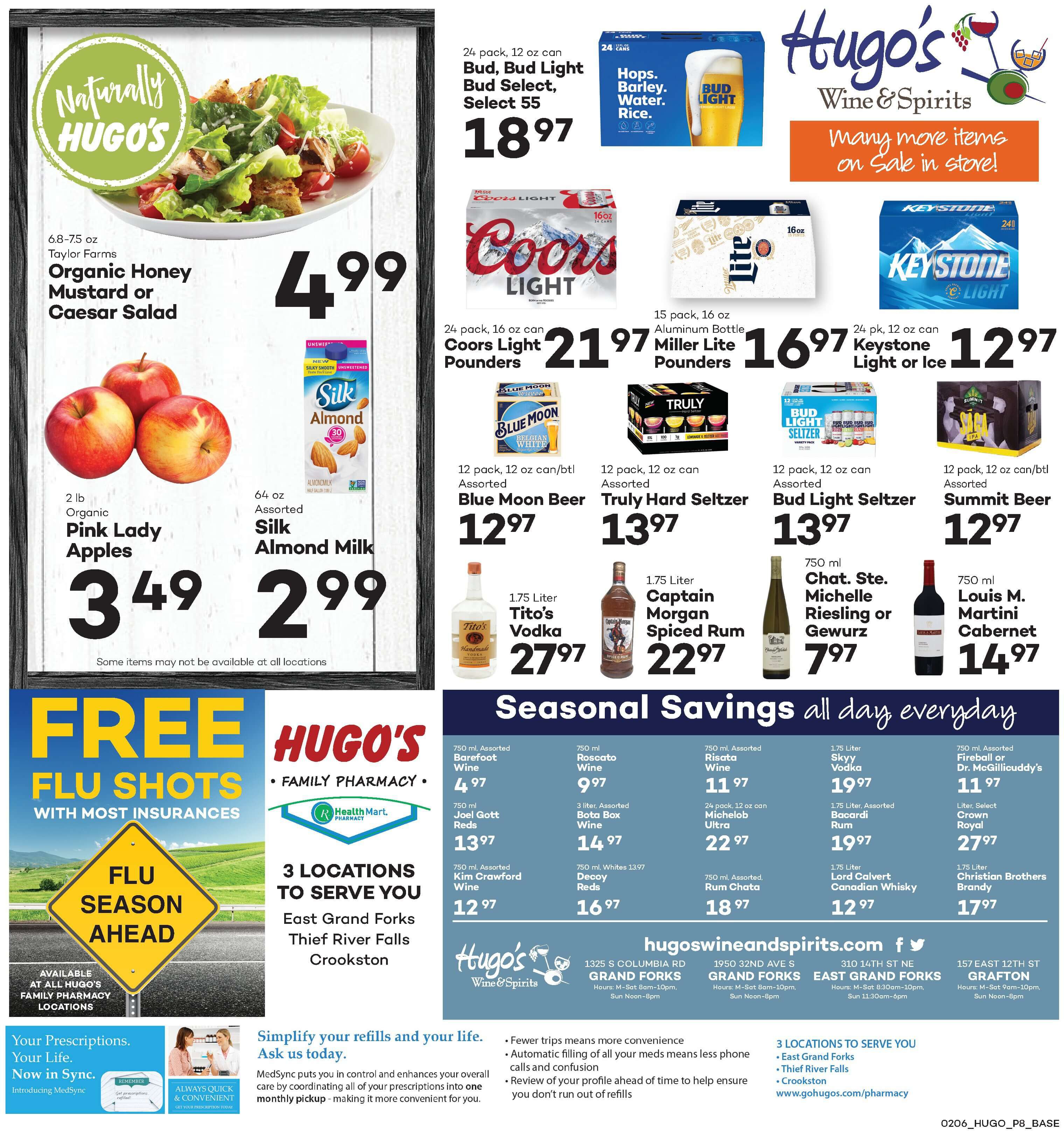 Hugo's Family Marketplace Valentine's Day Sale Weekly Ad Flyer February 6 to February 12, 2021