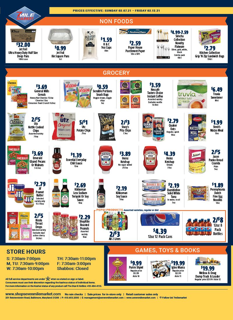 7 Mile Market Weekly Ad Flyer February 7 to February 12, 2021