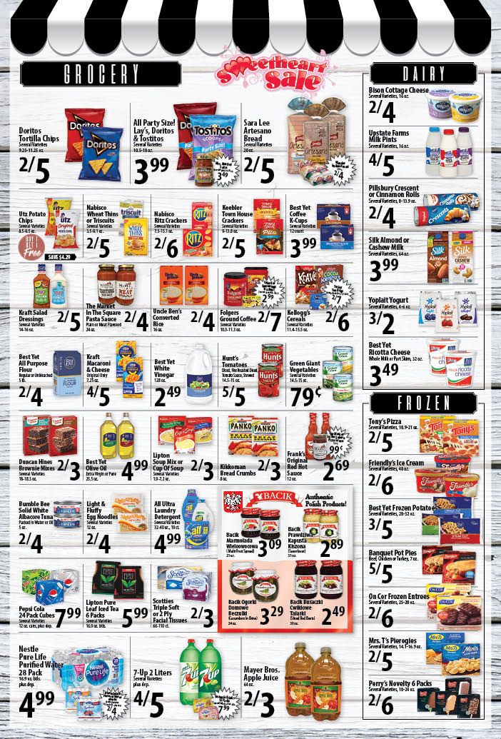 The Market in the Square Valentine's Day Sale Weekly Ad Flyer February 7 to February 13, 2021