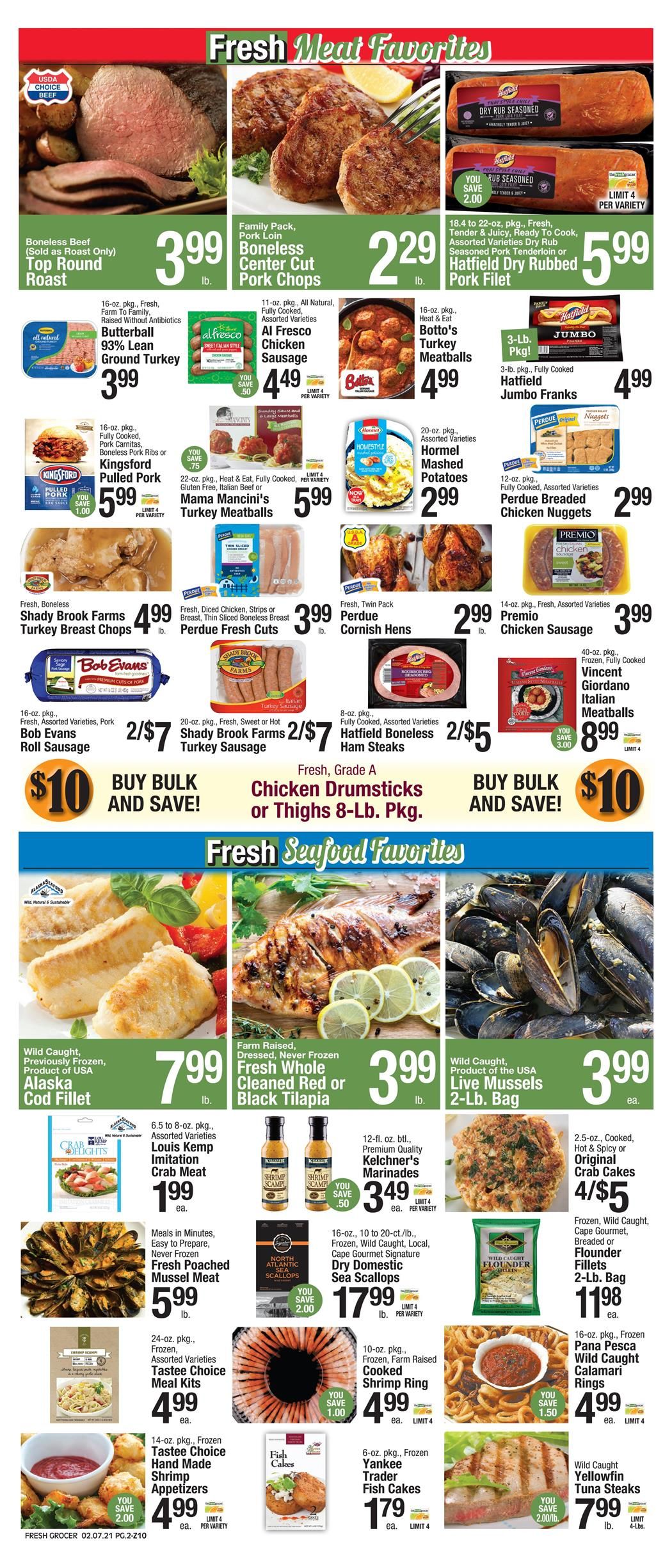 The Fresh Grocer Weekly Ad Flyer February 7 to February 13, 2021