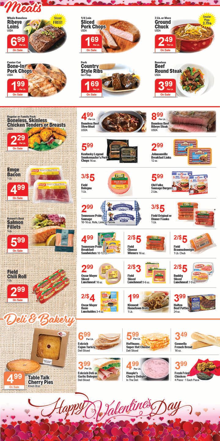 Wesselman's Valentine's Day Sale Weekly Ad Flyer February 7 to February 13, 2021