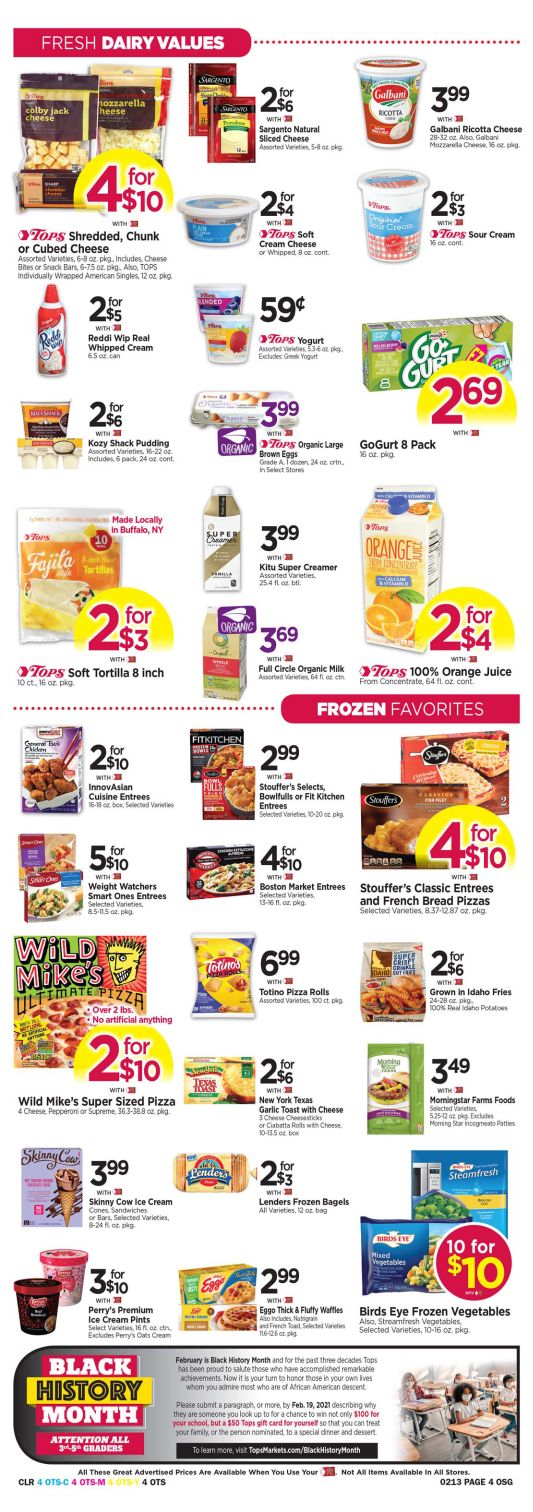 Tops Friendly Markets Valentine's Day Sale Weekly Ad Flyer February 7 to February 13, 2021