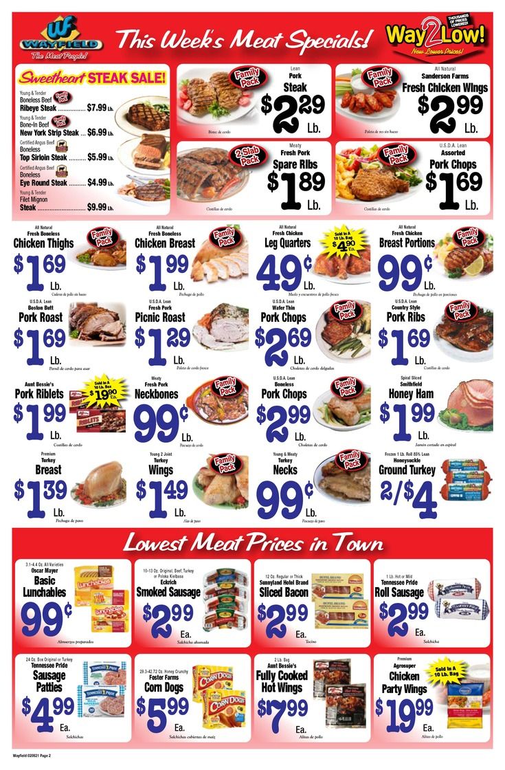 Wayfield Foods Valentine's Day Sale Weekly Ad Flyer February 8 to February 14, 2021