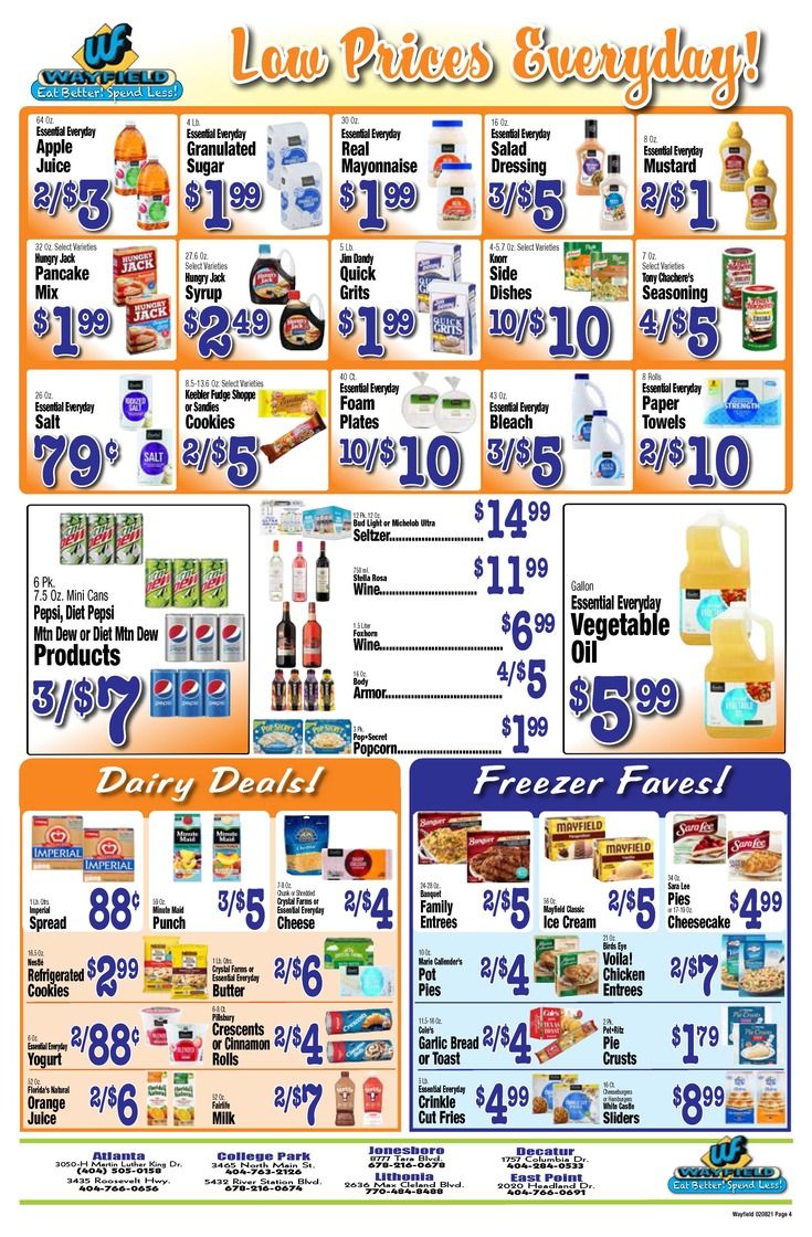 Wayfield Foods Valentine's Day Sale Weekly Ad Flyer February 8 to February 14, 2021