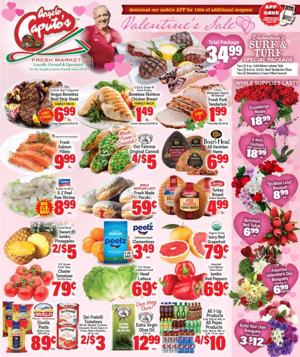 Angelo Caputo's Valentine's Day Sale Weekly Ad Flyer February 10 to February 16, 2021