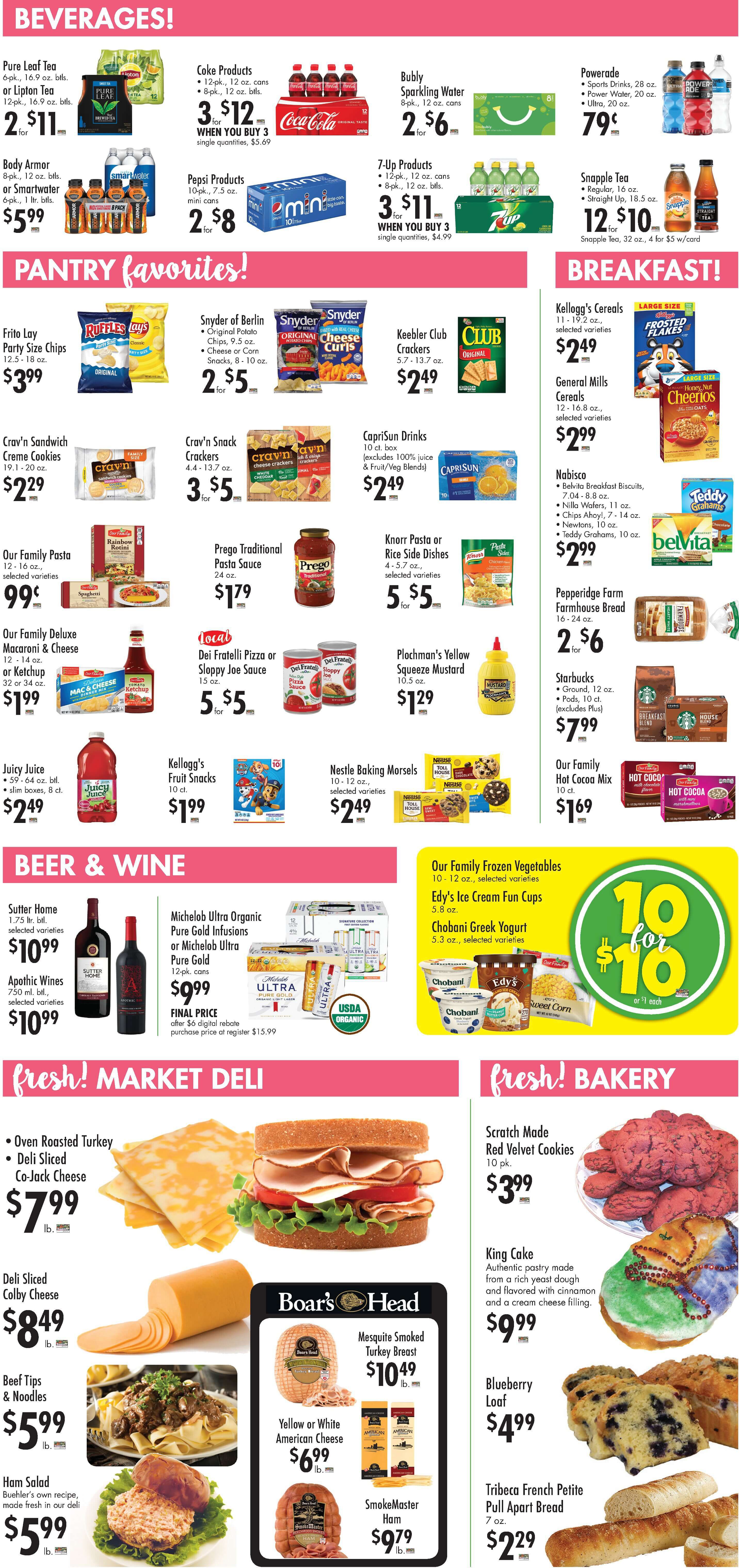 Buehler's Fresh Foods Valentine's Day Sale Weekly Ad Flyer February 10 to February 16, 2021