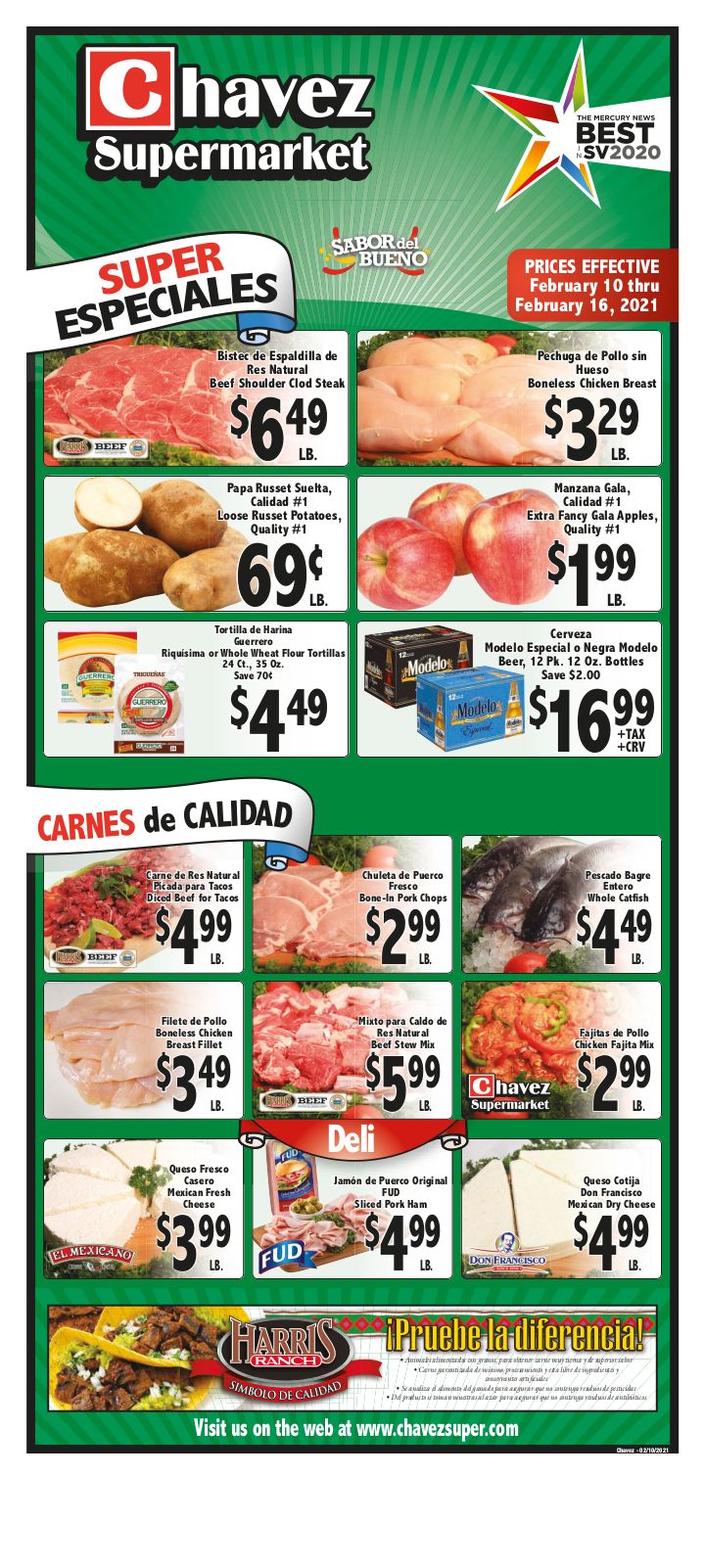 Chavez Weekly Ad Flyer February 10 to February 16, 2021