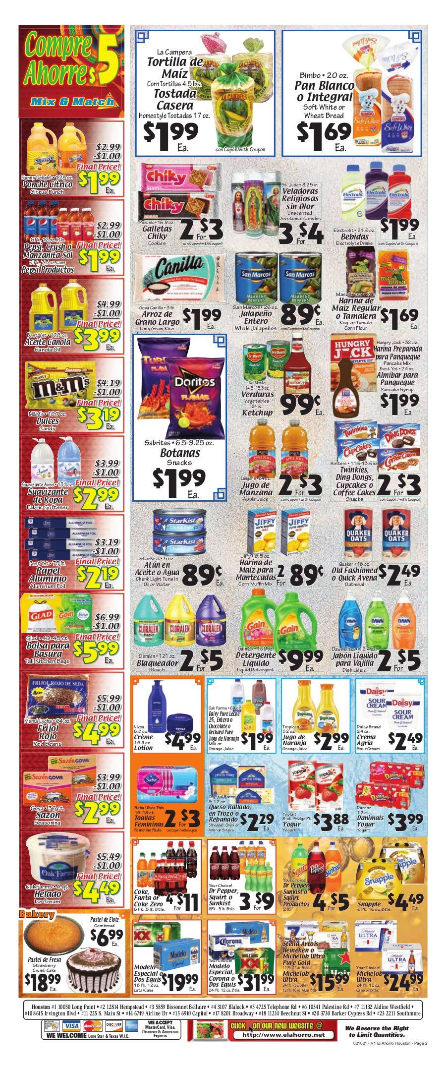 El Ahorro Supermarket Weekly Ad Flyer February 10 to February 16, 2021