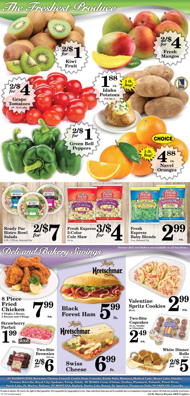 Harvest Foods Valentine's Day Sale Weekly Ad Flyer February 10 to February 16, 2021