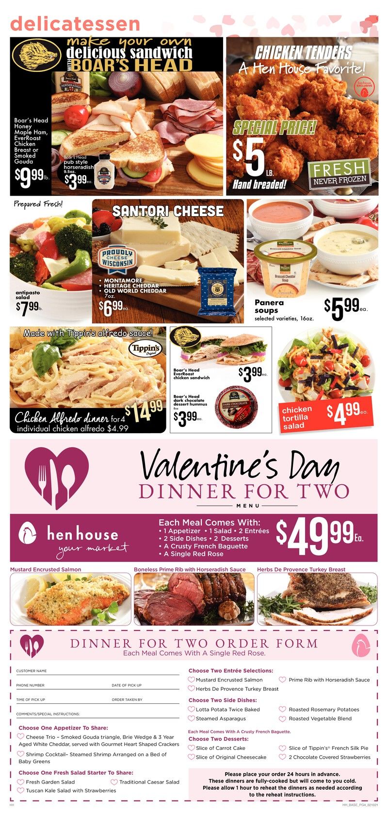 Hen House Valentine's Day Sale Weekly Ad Flyer February 10 to February 16, 2021