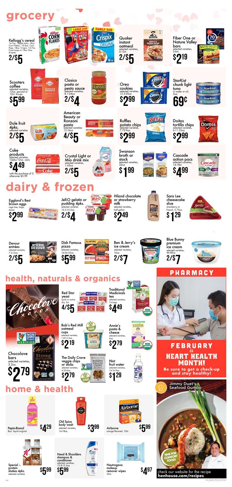Hen House Valentine's Day Sale Weekly Ad Flyer February 10 to February 16, 2021