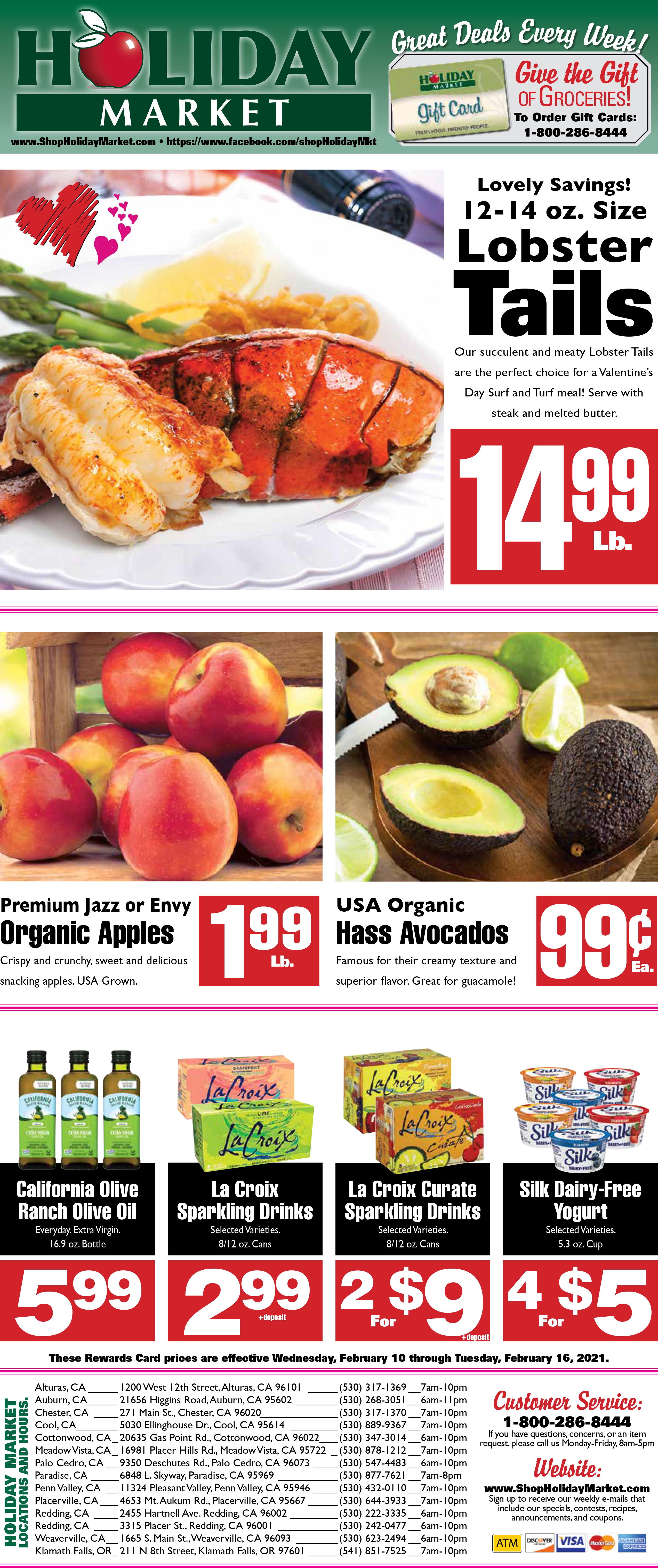 Holiday Market Valentine's Day Sale Weekly Ad Flyer February 10 to February 16, 2021