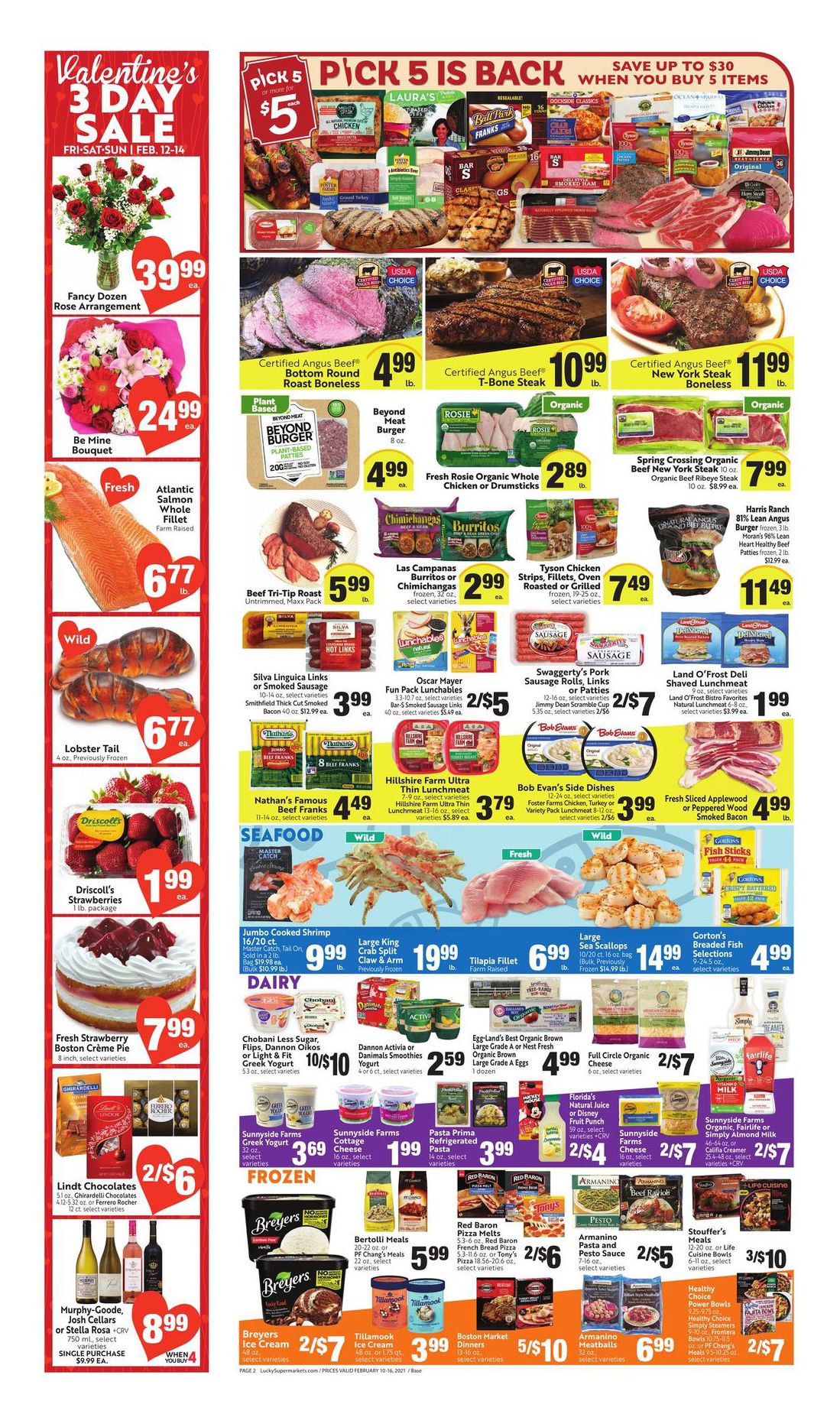 Lucky Valentine's Day Sale Weekly Ad Flyer February 10 to February 16, 2021