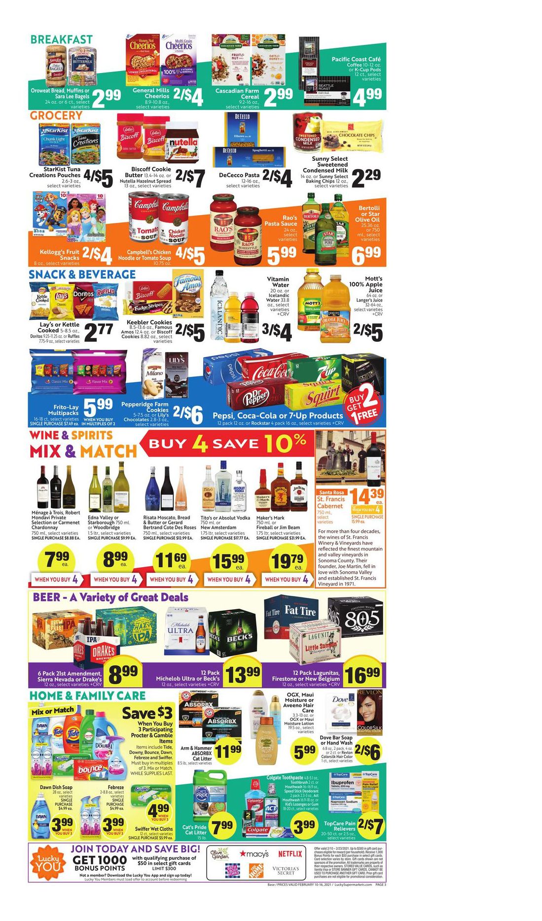 Lucky Valentine's Day Sale Weekly Ad Flyer February 10 to February 16, 2021