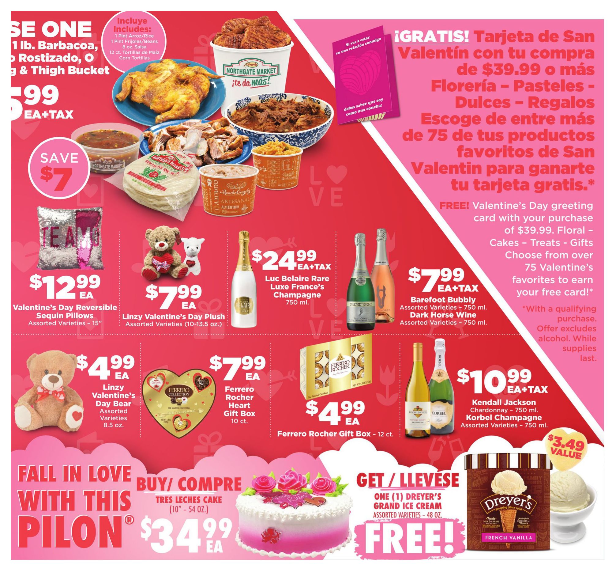 Northgate Market Valentine's Day Sale Weekly Ad Flyer February 10 to February 16, 2021