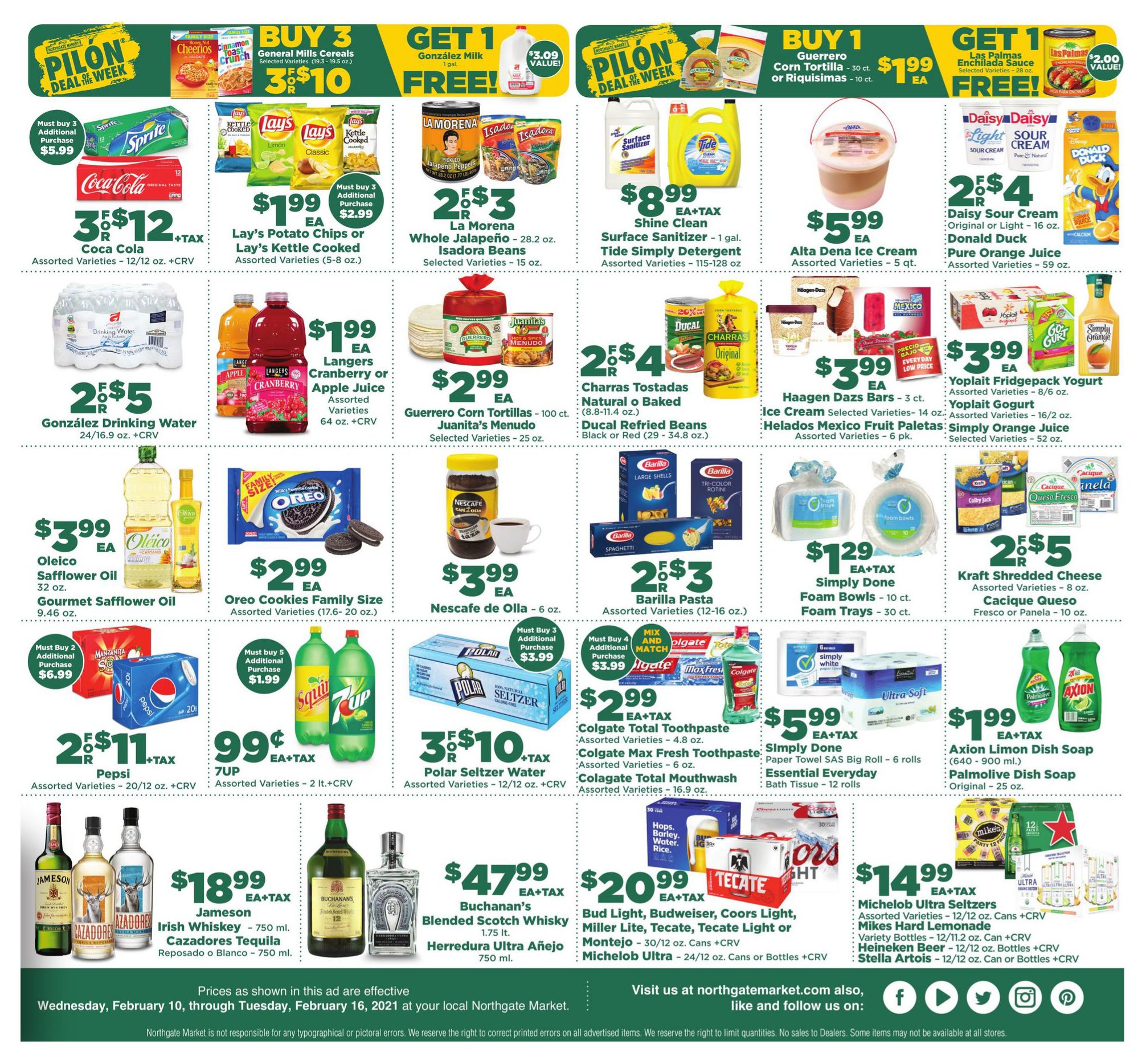 Northgate Market Valentine's Day Sale Weekly Ad Flyer February 10 to February 16, 2021