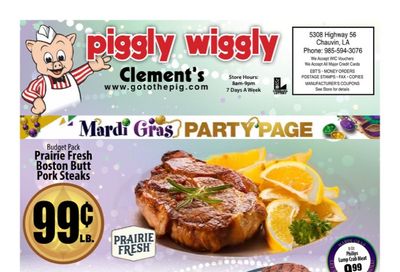 Piggly Wiggly (LA) Mardi Gras Sale Weekly Ad Flyer February 10 to February 16, 2021