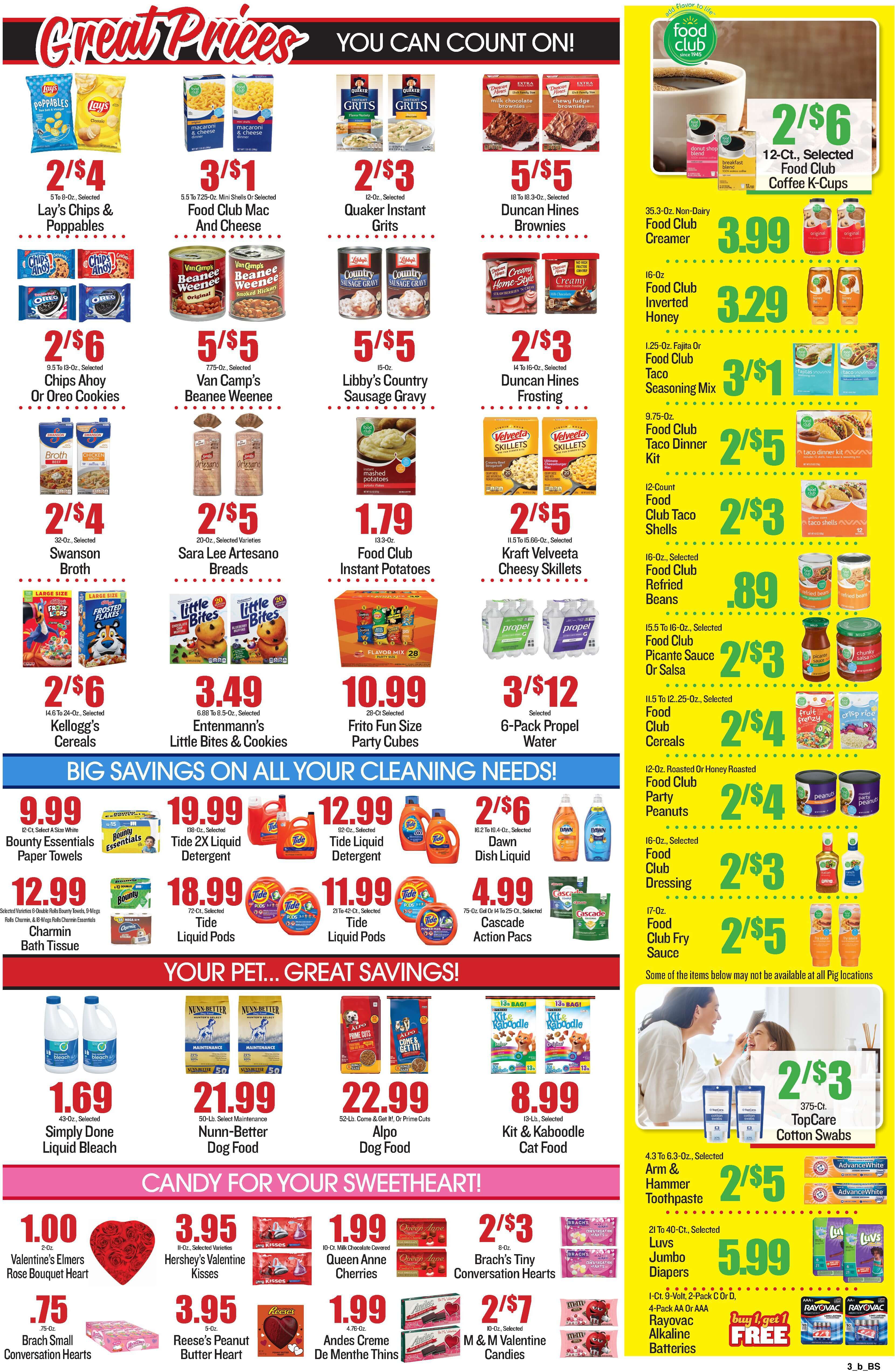 Piggly Wiggly (NC) Valentine's Day Sale Weekly Ad Flyer February 10 to February 16, 2021