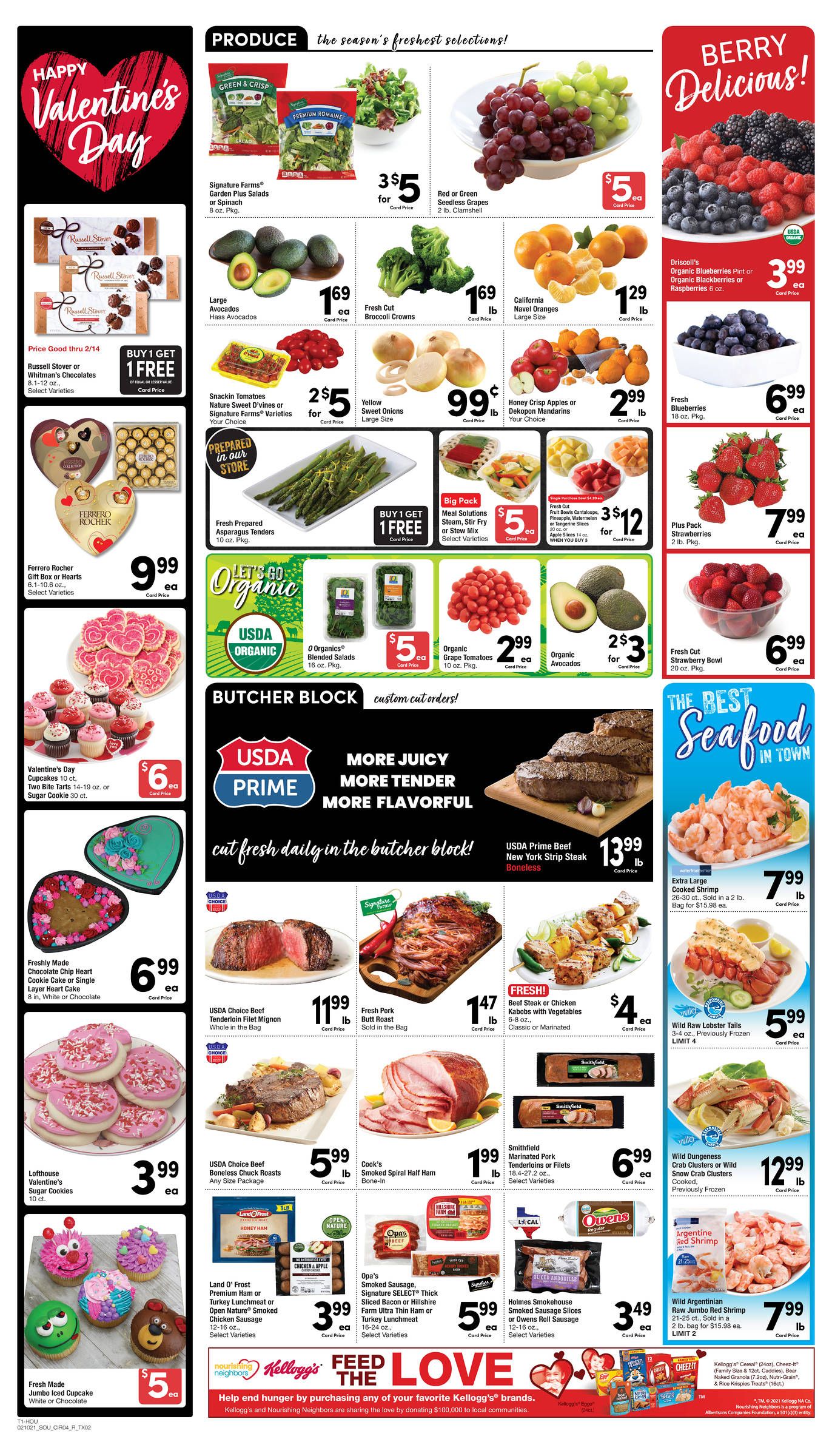 Randalls Valentine's Day Sale Weekly Ad Flyer February 10 to February 16, 2021