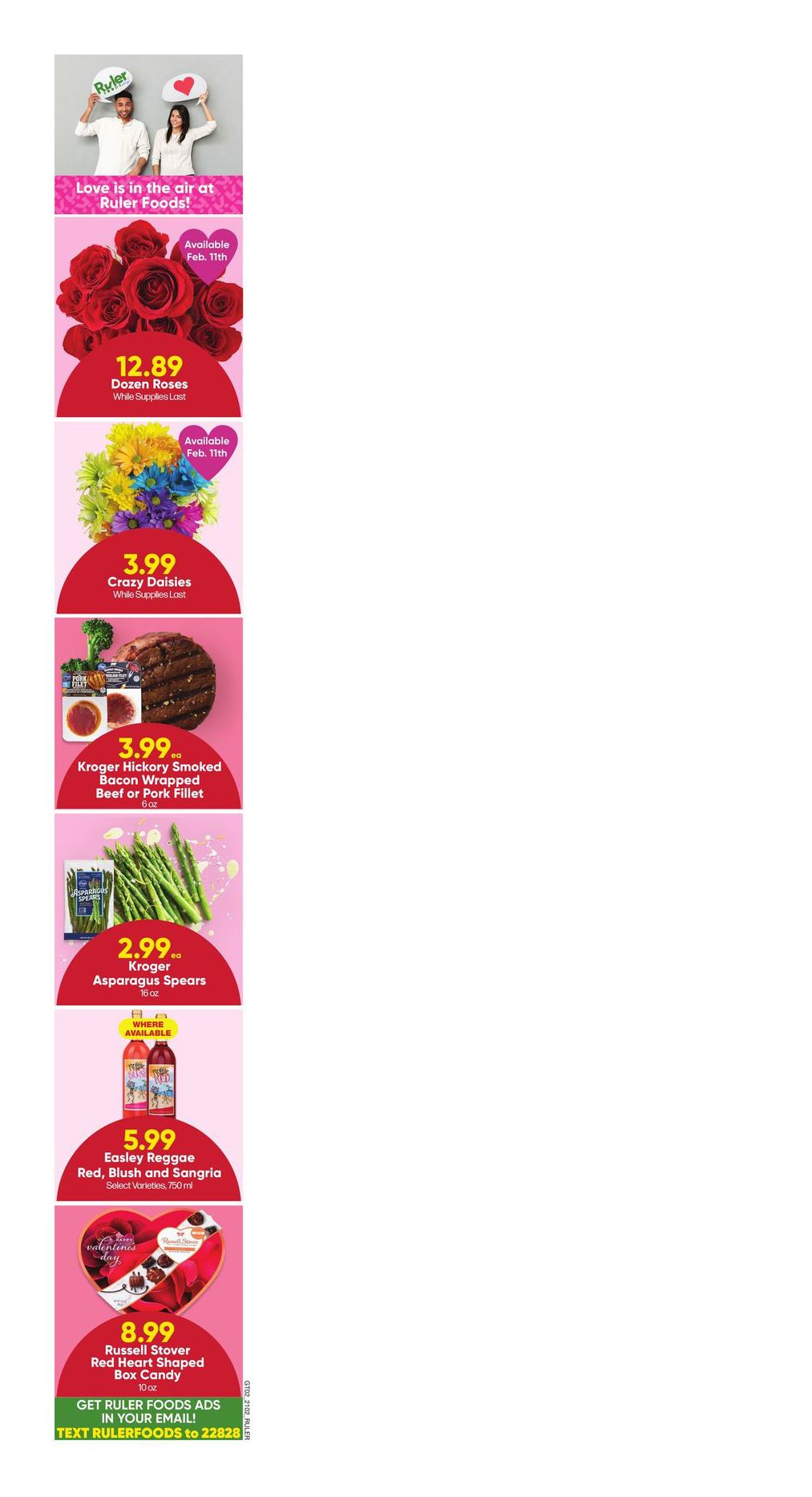 Ruler Foods Valentine's Day Sale Weekly Ad Flyer February 10 to February 16, 2021