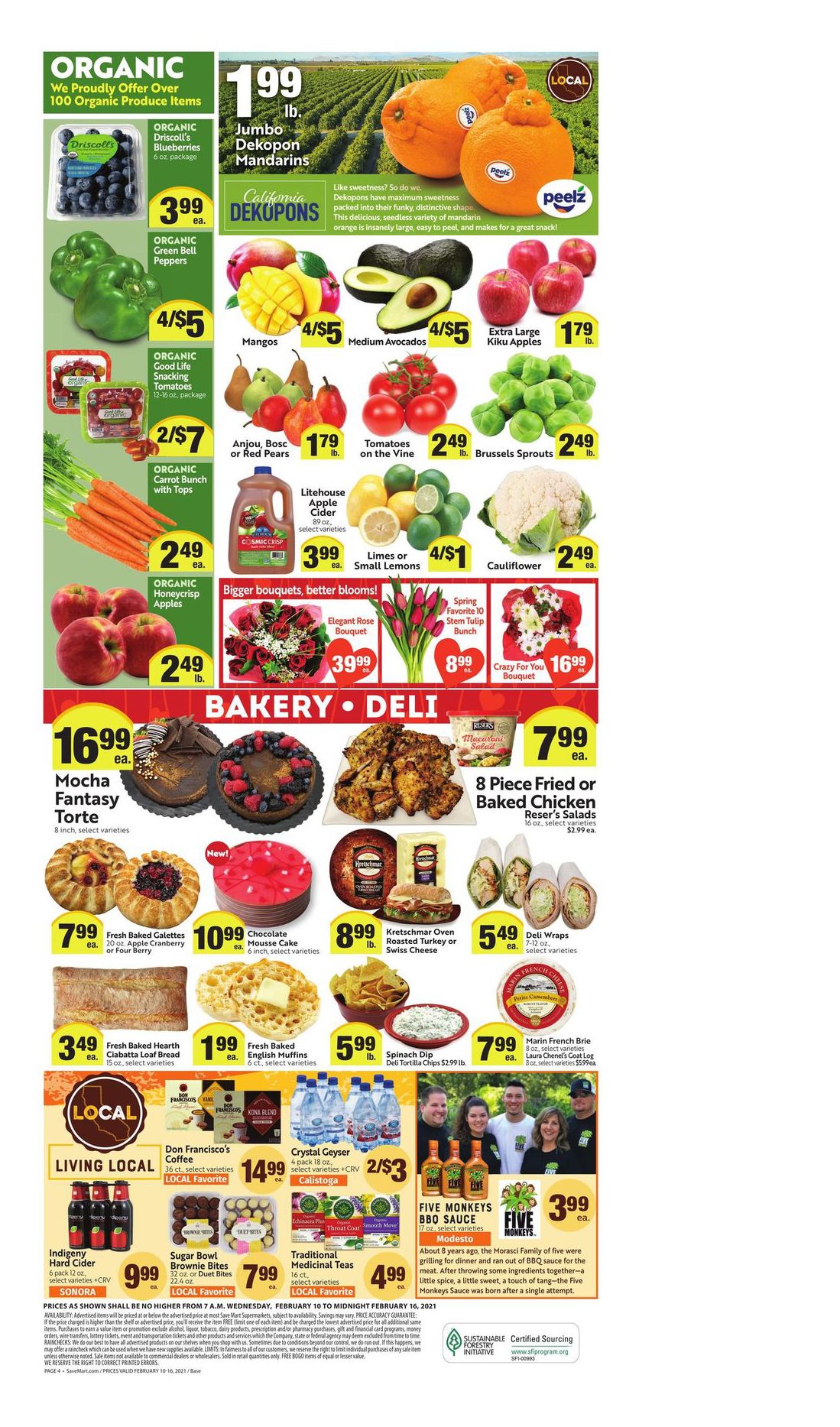 Save Mart Big Valentine's Day Sale Weekly Ad Flyer February 10 to February 16, 2021