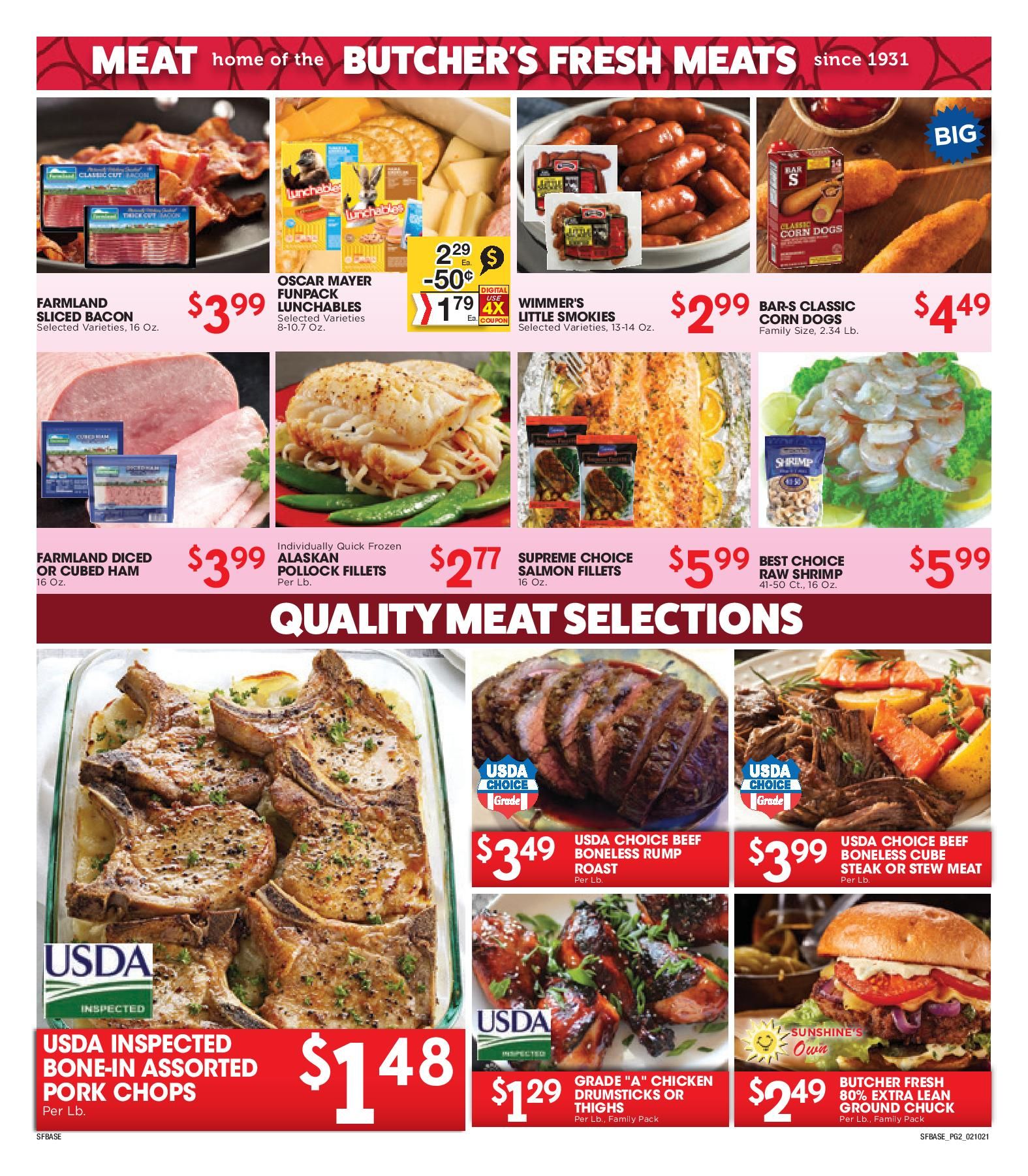 Sunshine Foods Valentine's Day Sale Weekly Ad Flyer February 10 to February 16, 2021