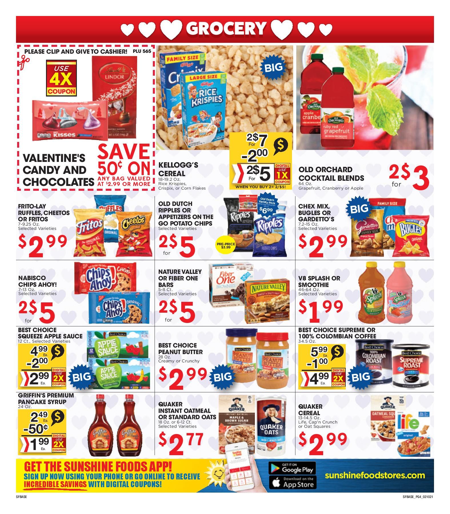 Sunshine Foods Valentine's Day Sale Weekly Ad Flyer February 10 to February 16, 2021