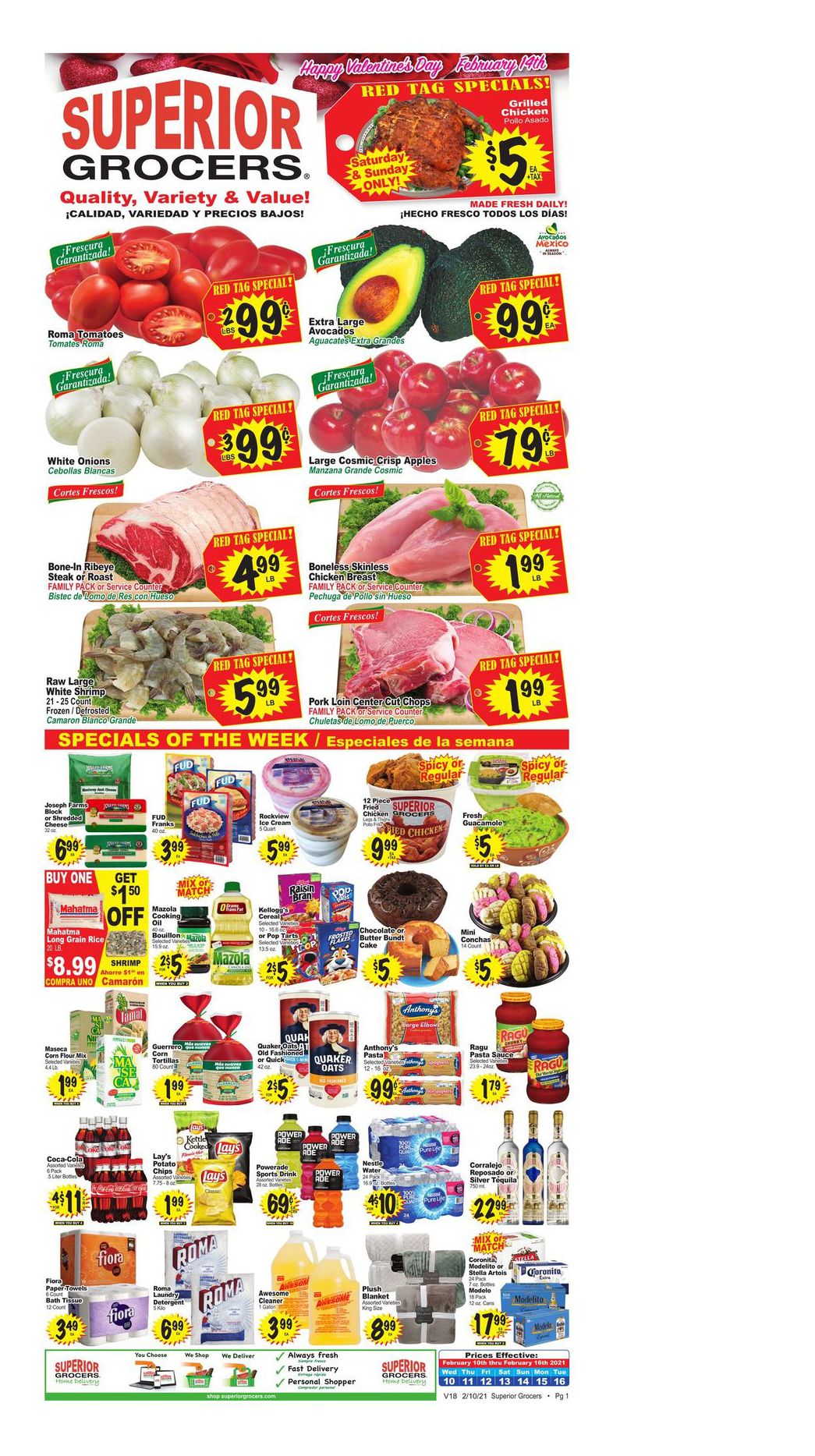Superior Grocers Weekly Ad Flyer February 10 to February 16, 2021