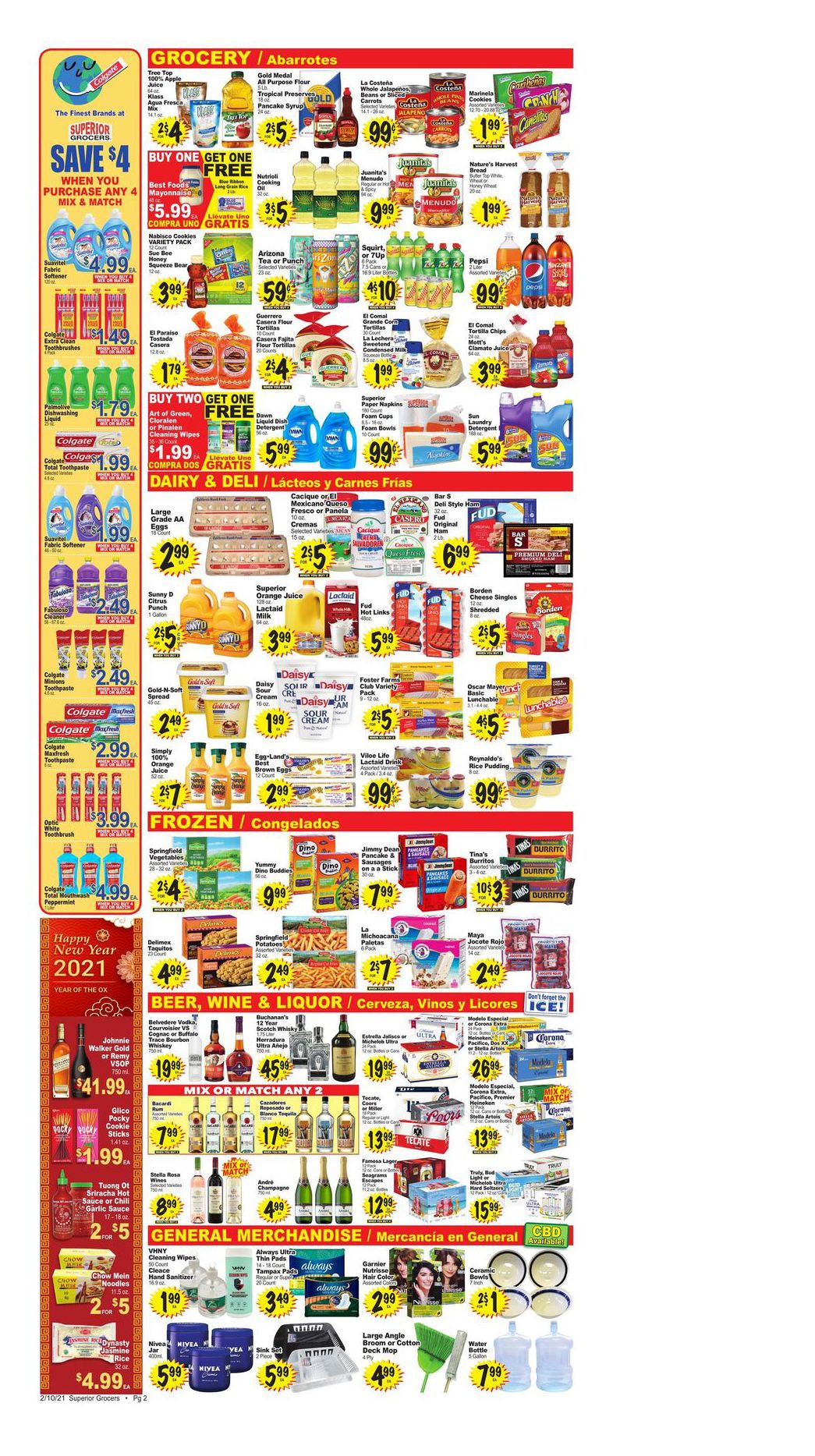 Superior Grocers Weekly Ad Flyer February 10 to February 16, 2021