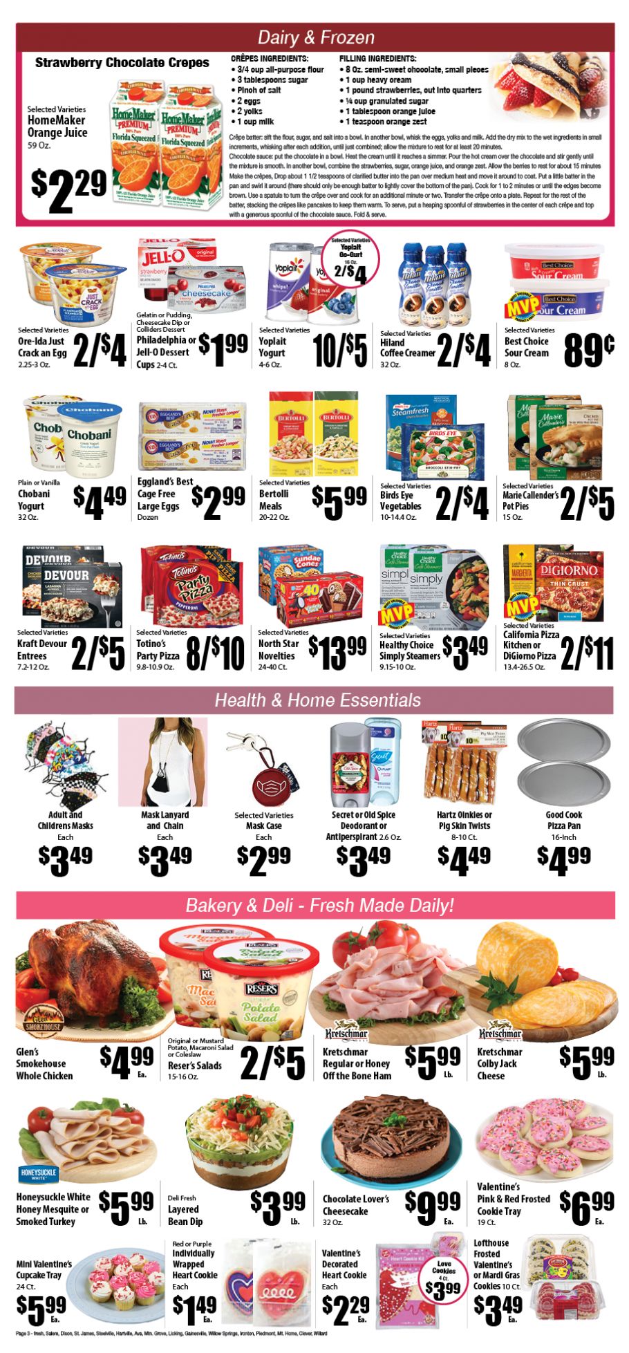 Town & Country Supermarket Valentine's Day Sale Weekly Ad Flyer February 10 to February 16, 2021