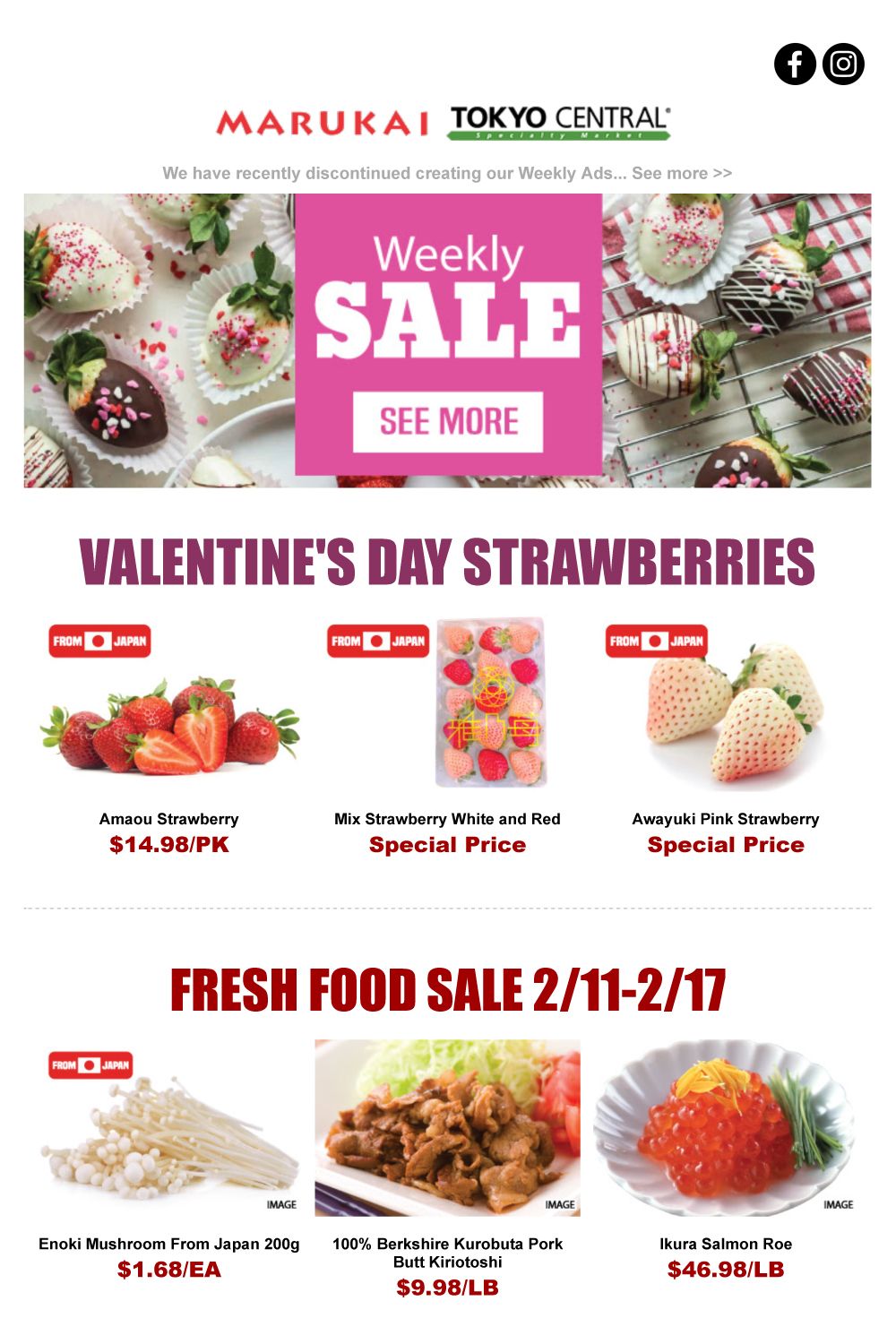Marukai Weekly Ad Flyer February 11 to February 17, 2021