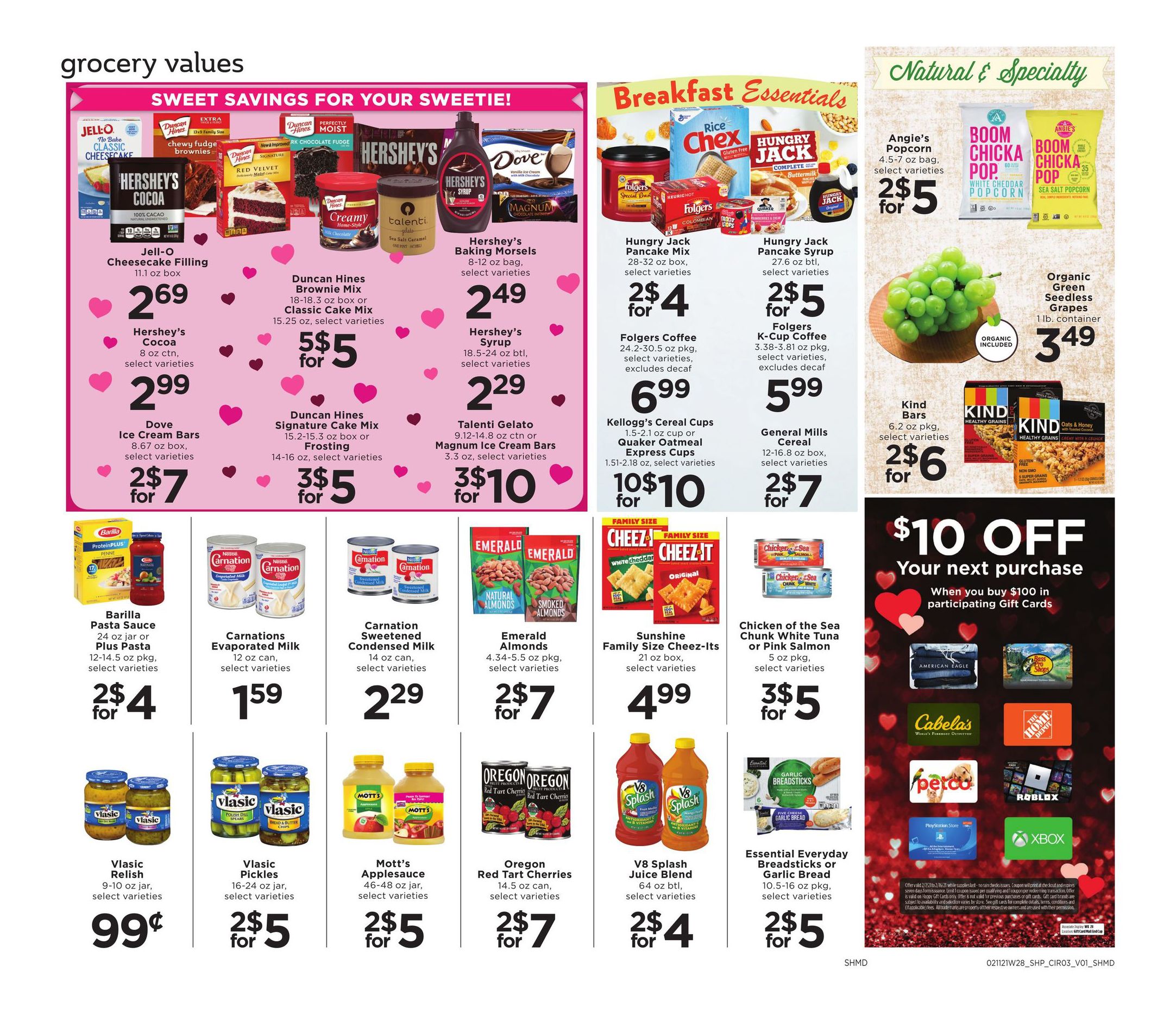 Shoppers Food Valentine's Day Sale Weekly Ad Flyer February 11 to February 17, 2021