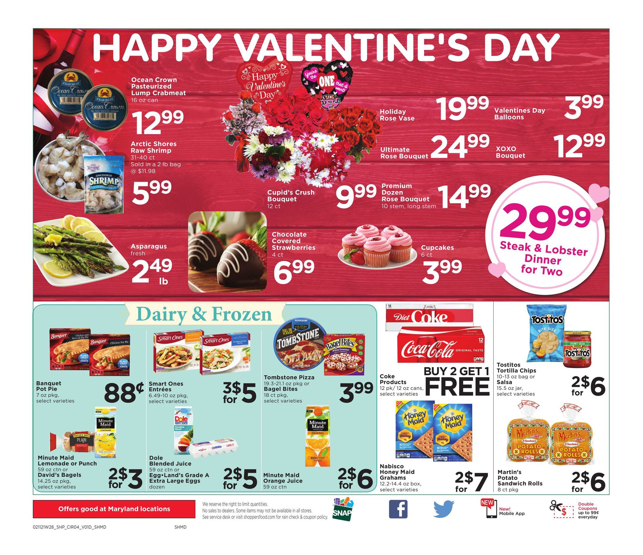 Shoppers Food Valentine's Day Sale Weekly Ad Flyer February 11 to February 17, 2021
