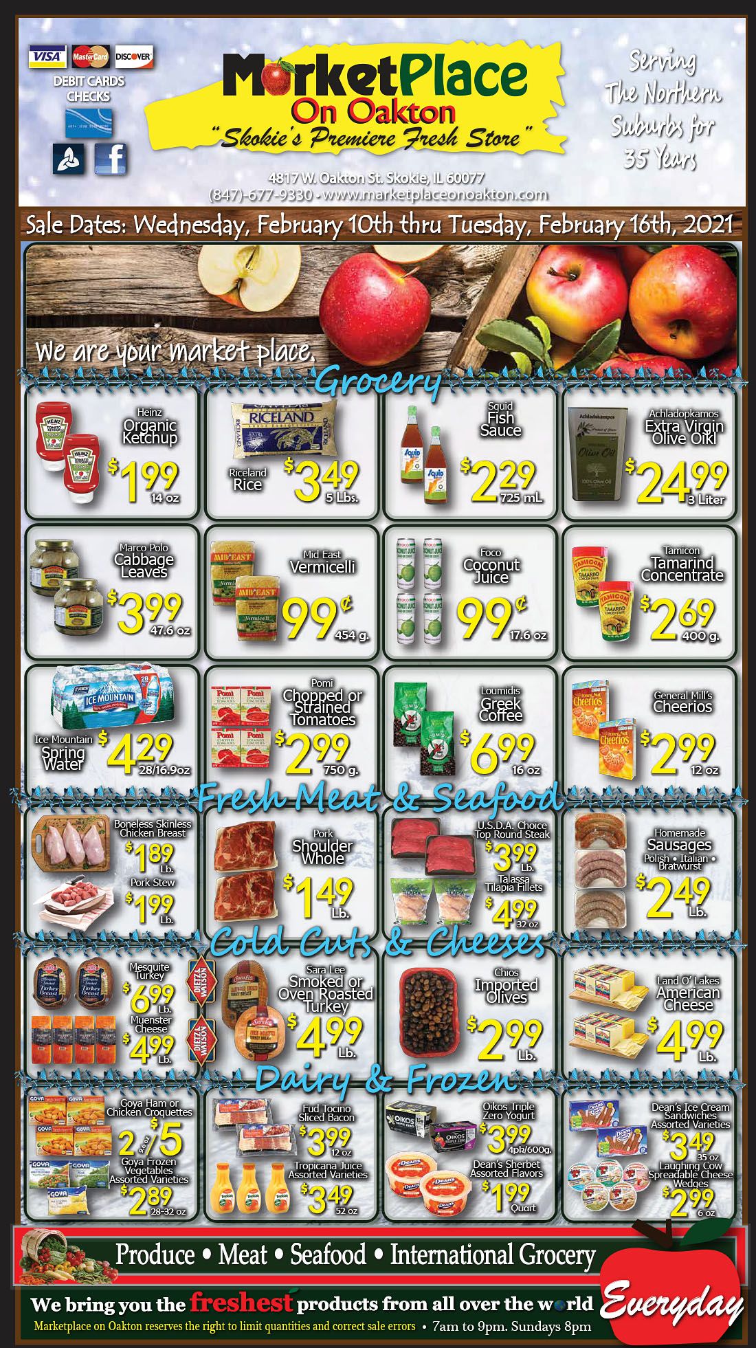 Marketplace On Oakton Weekly Ad Flyer February 10 to February 16, 2021
