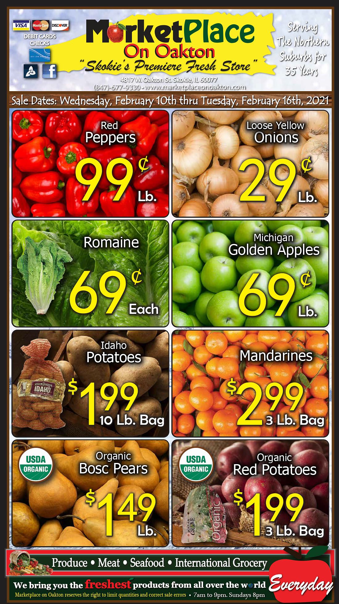 Marketplace On Oakton Weekly Ad Flyer February 10 to February 16, 2021