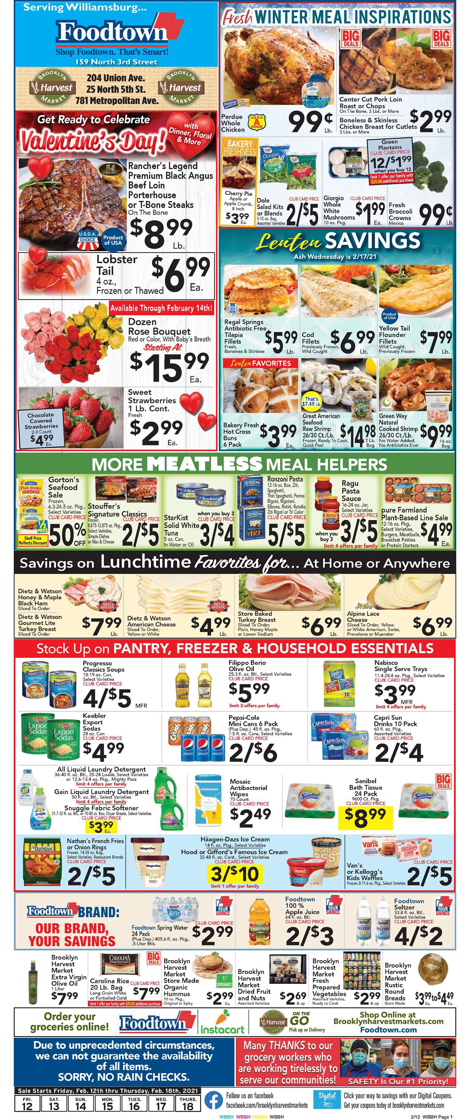 Brooklyn Harvest Market Weekly Ad Flyer February 12 to February 18, 2021