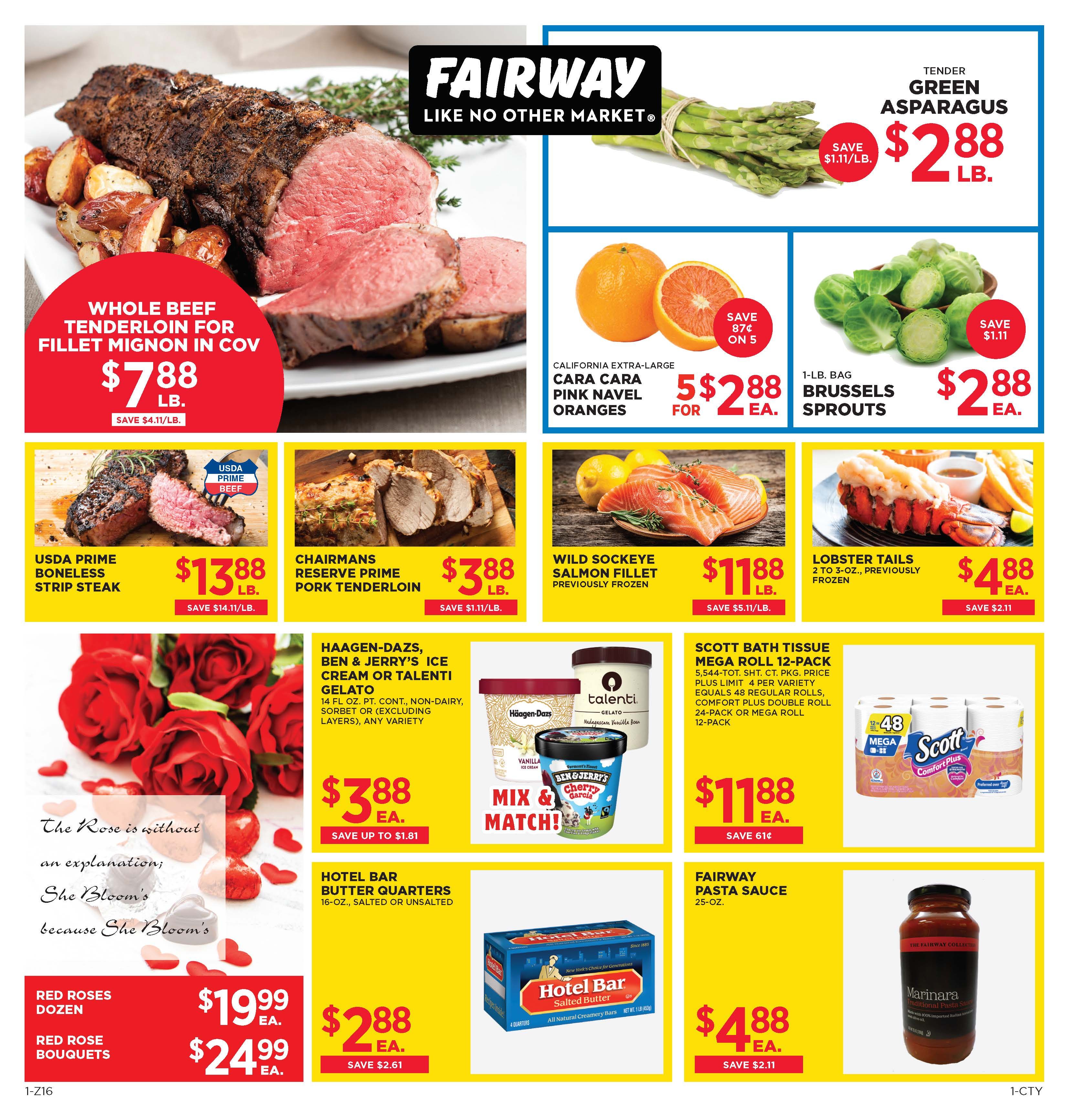 Fairway Market Valentine's Day Sale Weekly Ad Flyer February 12 to February 18, 2021