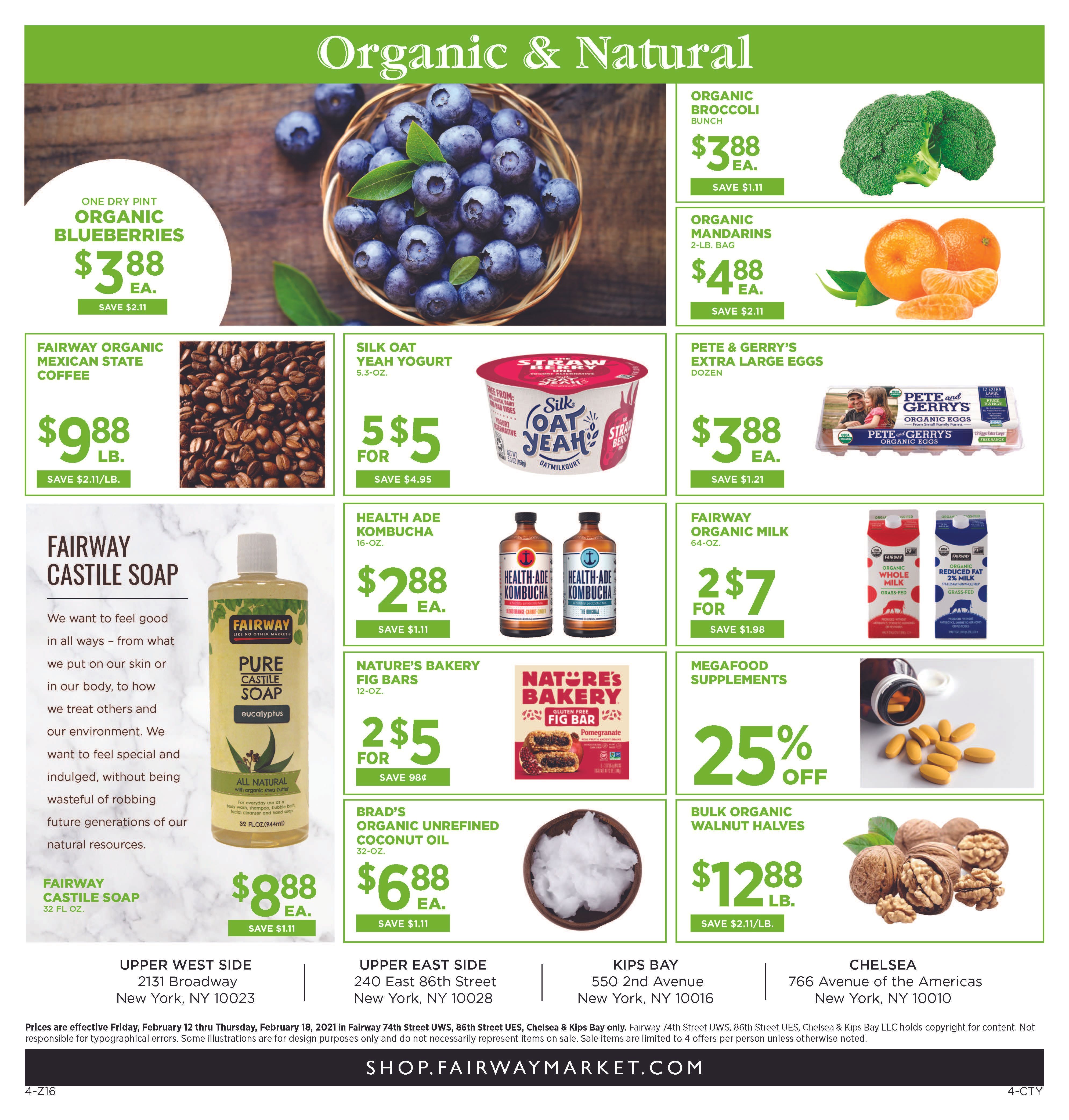Fairway Market Valentine's Day Sale Weekly Ad Flyer February 12 to February 18, 2021