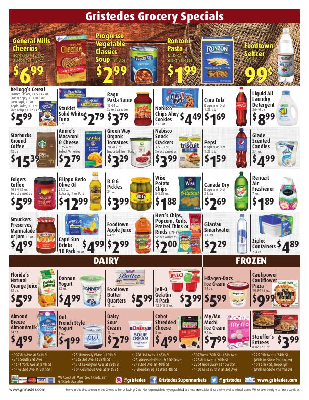 Gristedes Weekly Ad Flyer February 12 to February 18, 2021