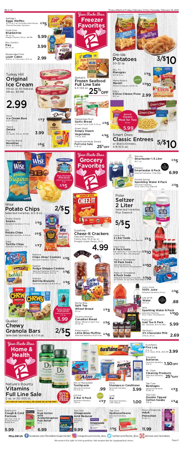 Roche Bros Valentine's Day Sale Weekly Ad Flyer February 12 to February 18, 2021