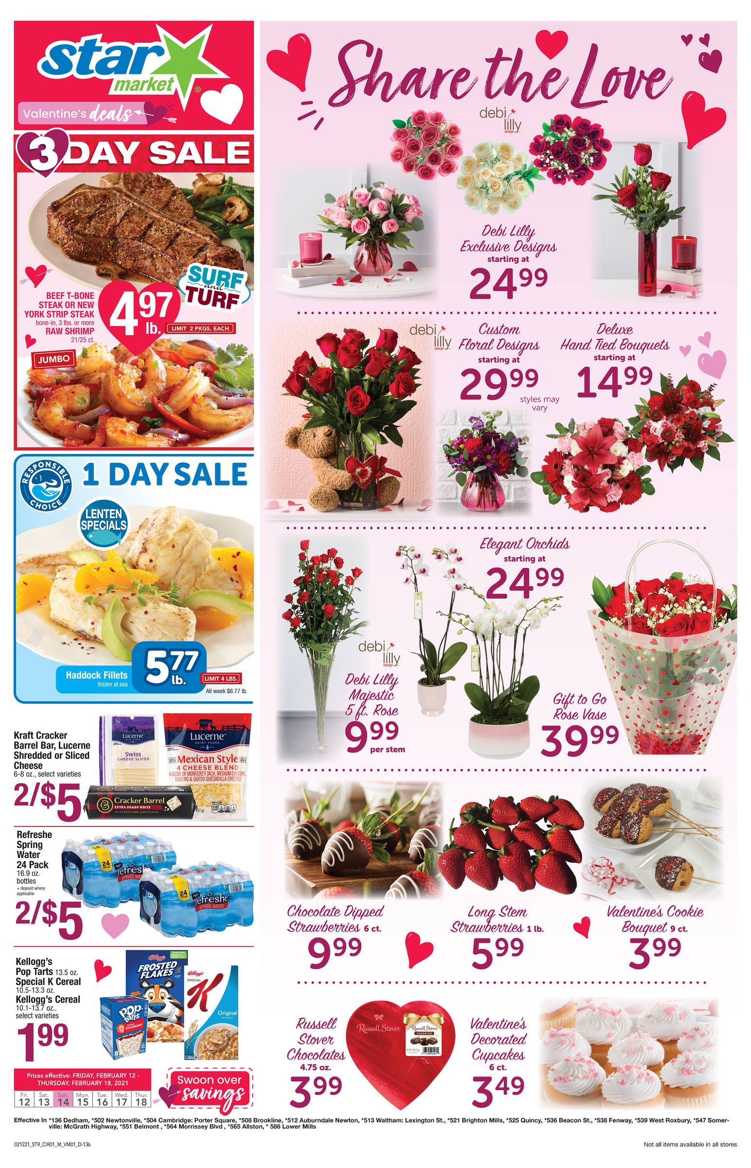 Star Market Valentine's Day Sale Weekly Ad Flyer February 12 to February 18, 2021