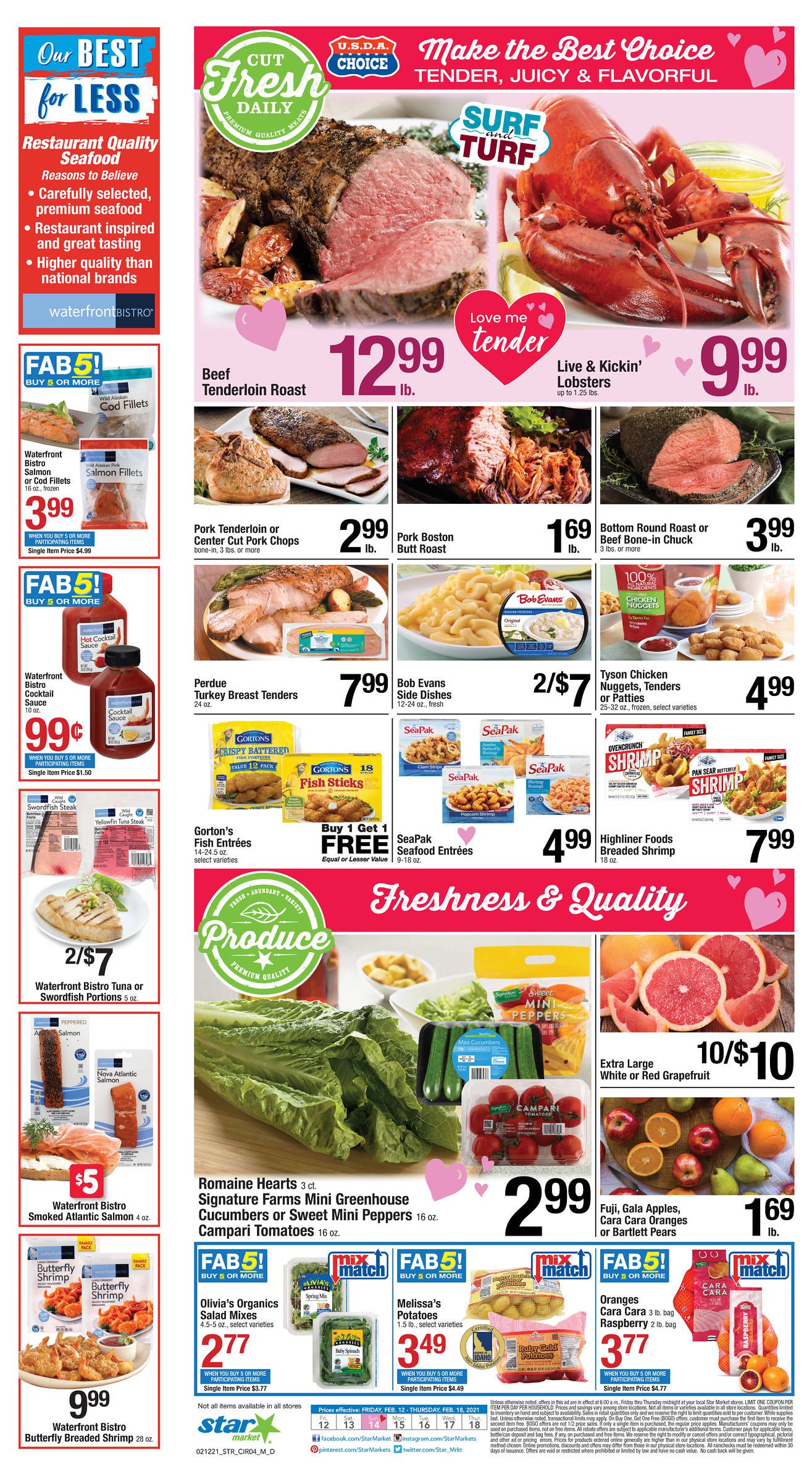 Star Market Valentine's Day Sale Weekly Ad Flyer February 12 to February 18, 2021