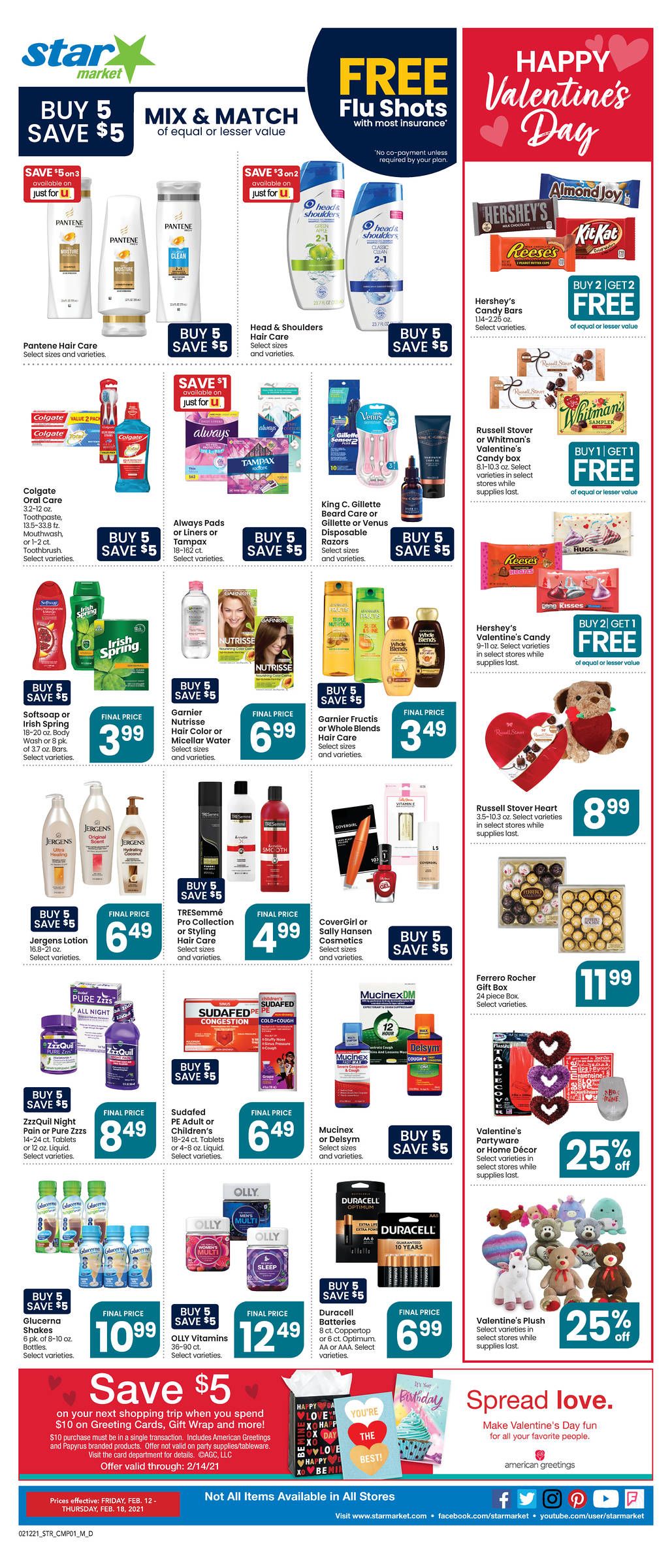 Star Market Valentine's Day Sale Weekly Ad Flyer February 12 to February 18, 2021