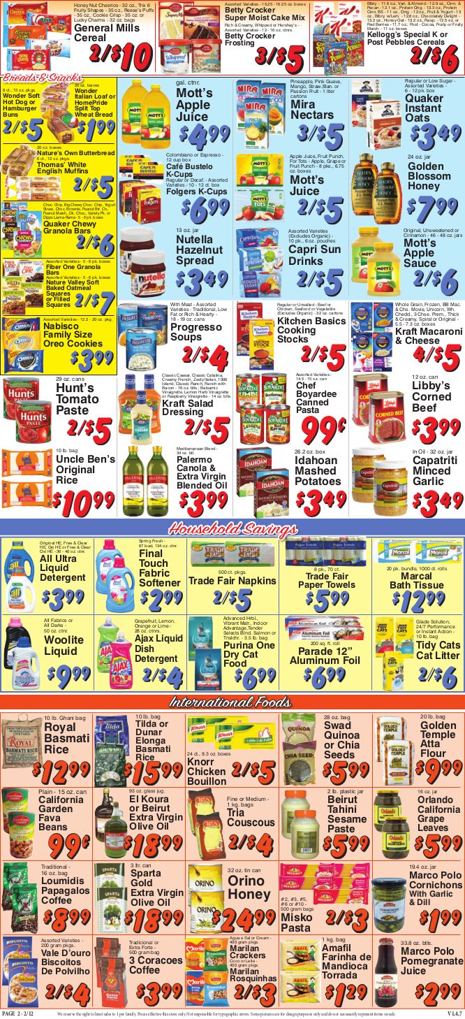 Trade Fair Supermarket Valentine's Day Sale Weekly Ad Flyer February 12 to February 18, 2021