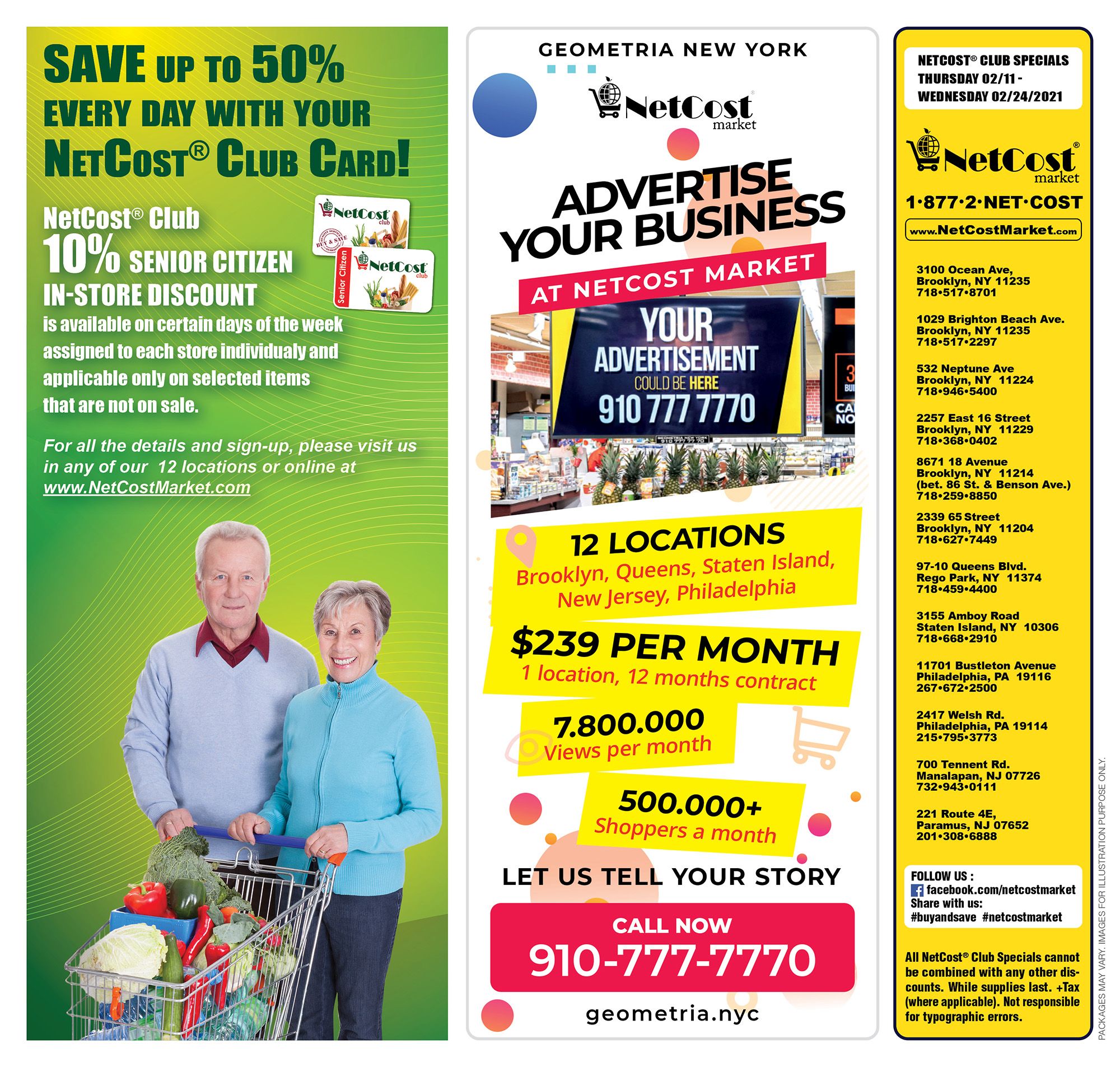 NetCost Weekly Ad Flyer  February 11 to February 17, 2021