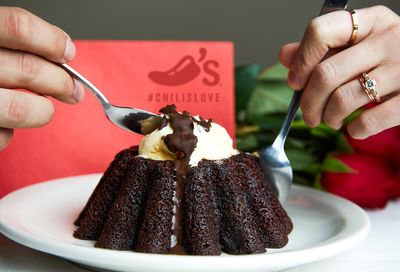 My Chili's Rewards Members Will Receive a Free Dessert Through to Valentine's Day with an Entree Purchase