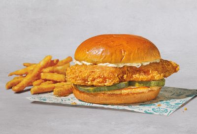 The New Cajun Flounder Sandwich Makes a Splash at Popeyes Chicken