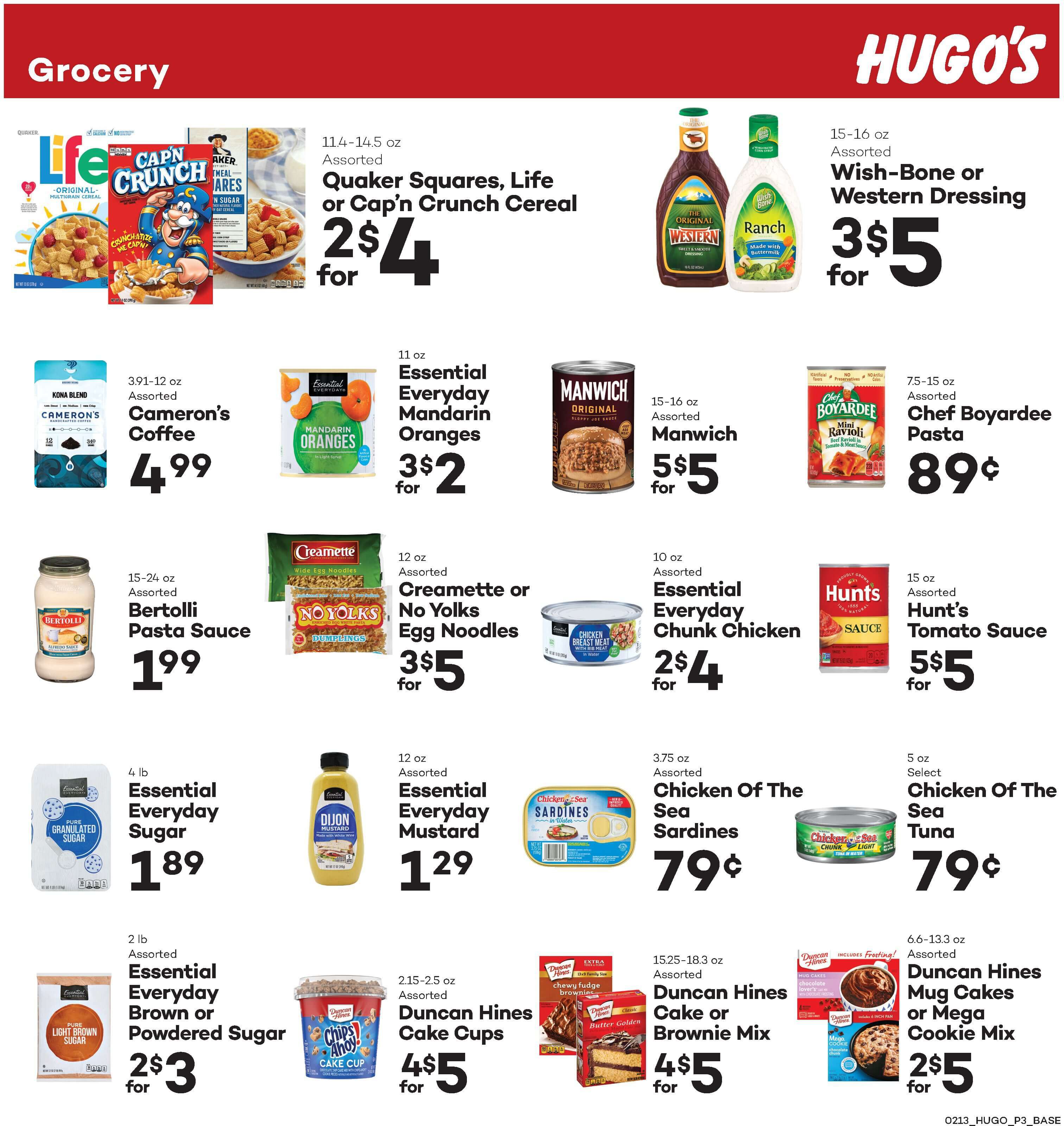 Hugo's Family Marketplace Mardi Gras Sale Weekly Ad Flyer February 13 to February 19, 2021